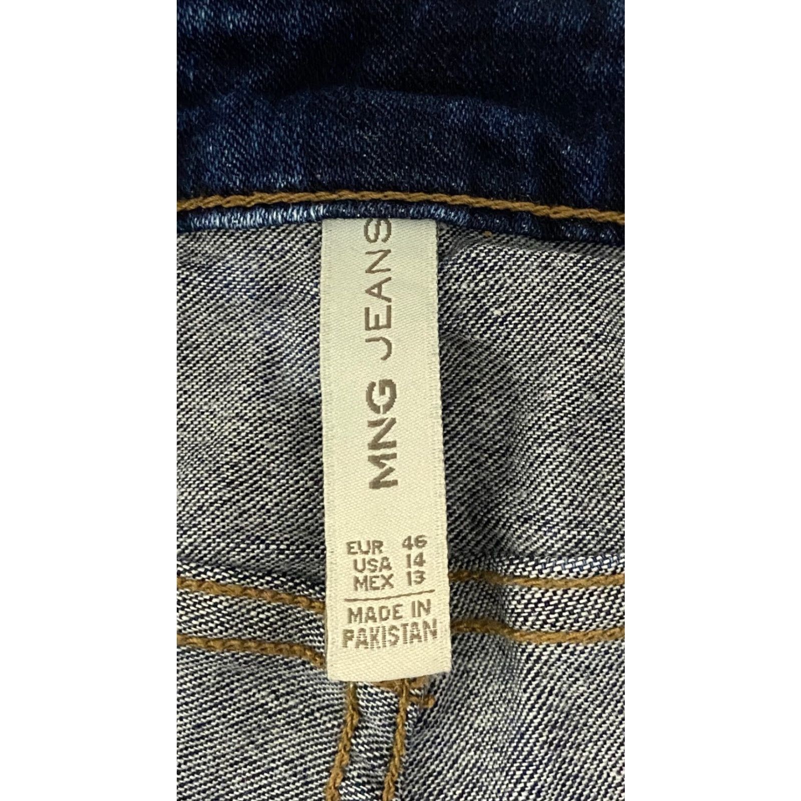 AG Jeans MNG Jeans Womens Jeans Slim Skinny Blue 14 Stretch Acid Wash 5-Pocket Denim Mid Rise Size 24" / US 00 / IT 34 - 5 Thumbnail