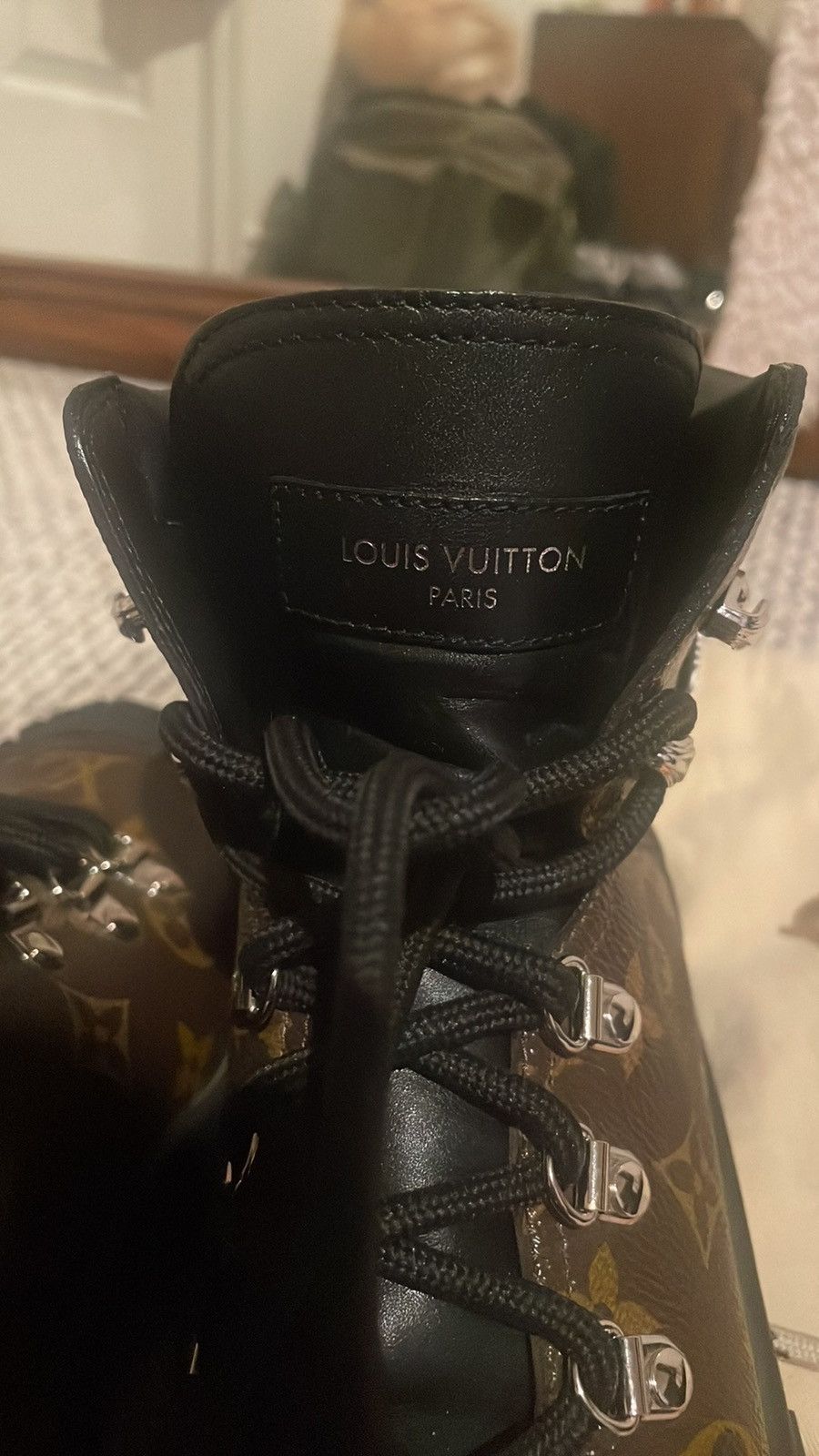 Louis Vuitton Louis Vuitton Ruby Flat Ranger Boots Size US 7.5 / IT 37.5 - 9 Thumbnail
