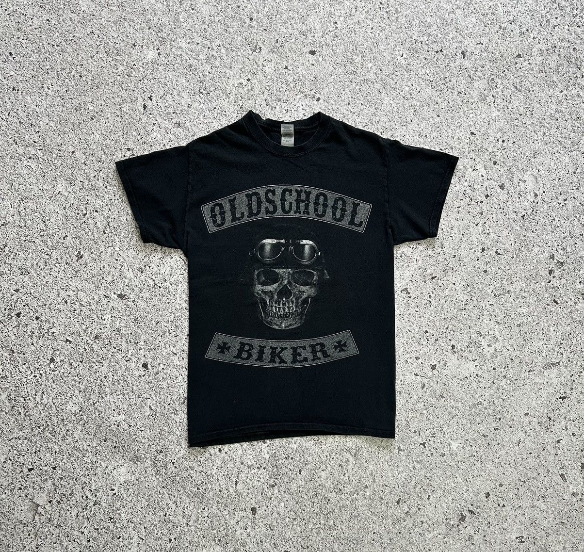 Harley Davidson × Vintage × West Coast Choppers Vintage 90’s Skull Choppers Old Schools Biker T-Shirt Size US M / EU 48-50 / 2 - 2 Thumbnail