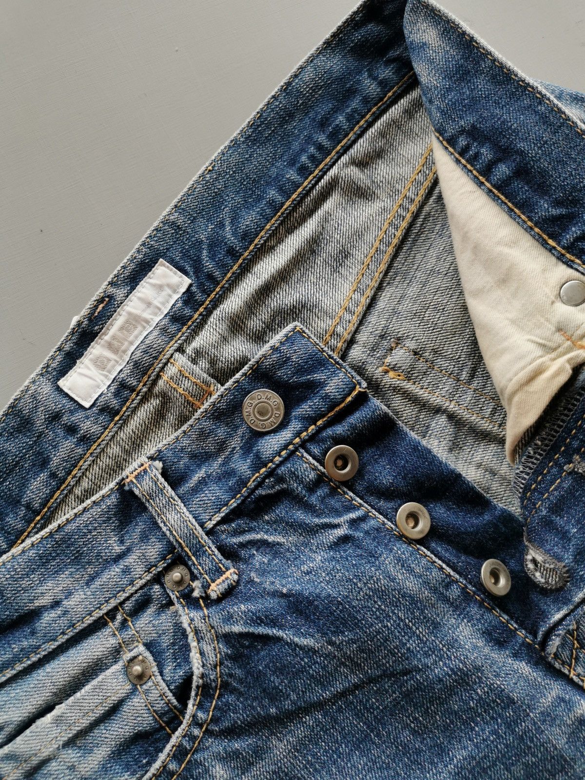 Japanese Brand DMG Domingo Japan Denim Jeans Size US 30 / EU 46 - 8 Thumbnail
