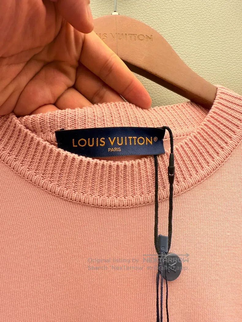 Louis Vuitton Louis Vuitton SS24 Monogrammed Embroidered Crew Neck T-Shi Size US S / EU 44-46 / 1 - 4 Thumbnail
