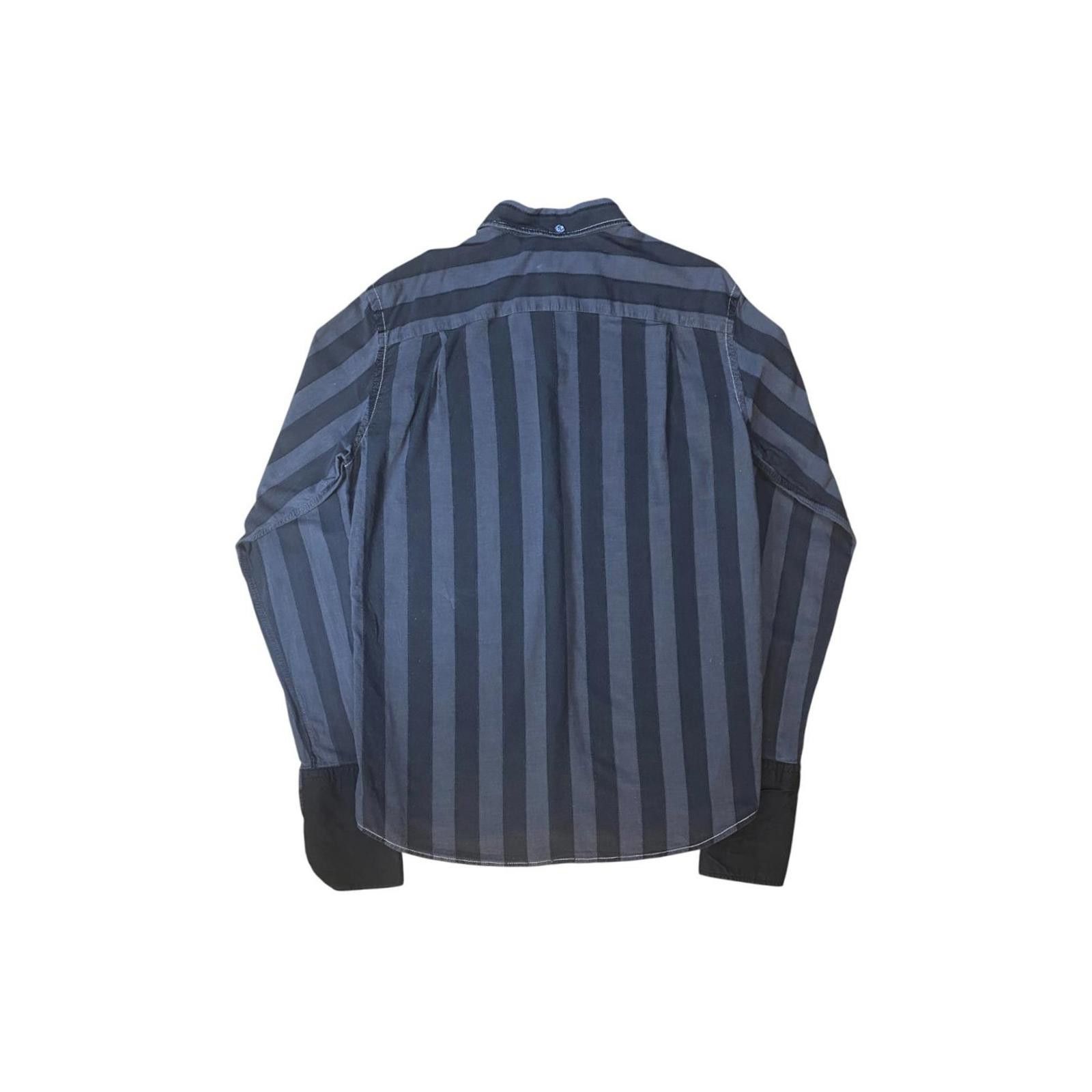 Other Armand Basi Y2K 2003 Striped Button Up Grey XL Size US XL / EU 56 / 4 - 2 Thumbnail