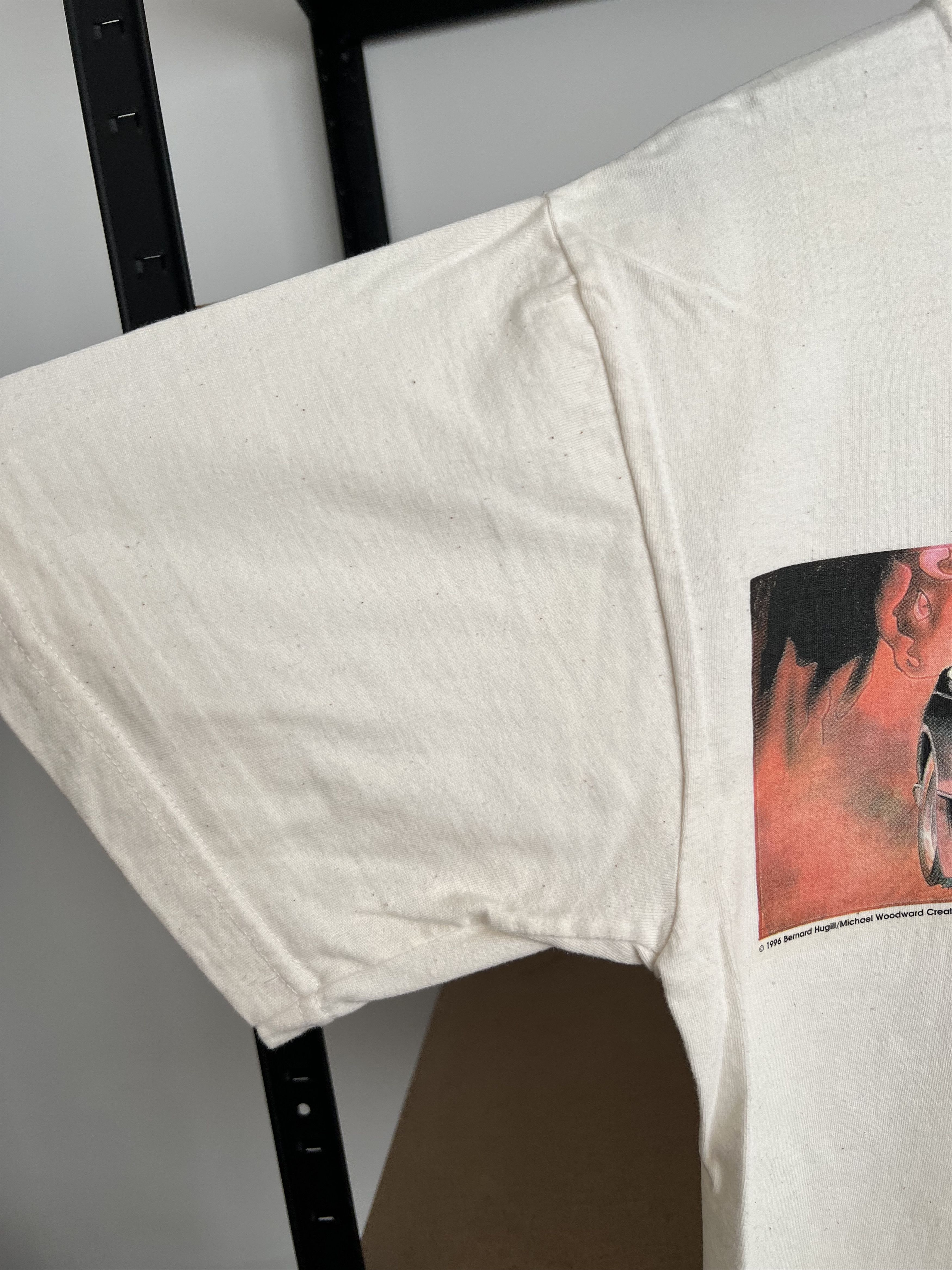 Vintage Vintage 1996 Lamborghini Diablo Promo White T-shirt Size US L / EU 52-54 / 3 - 12 Thumbnail