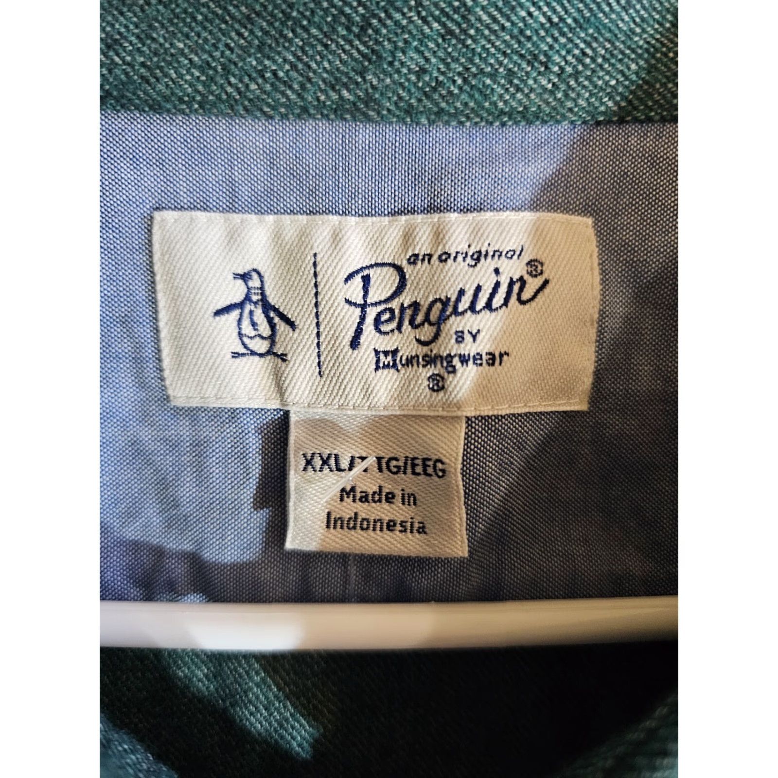 Original Penguin VINTAGE Original Penguin Button-Up Shirt Mens 2XL Green Shirt Classic Preppy Size US XXL / EU 58 / 5 - 4 Thumbnail