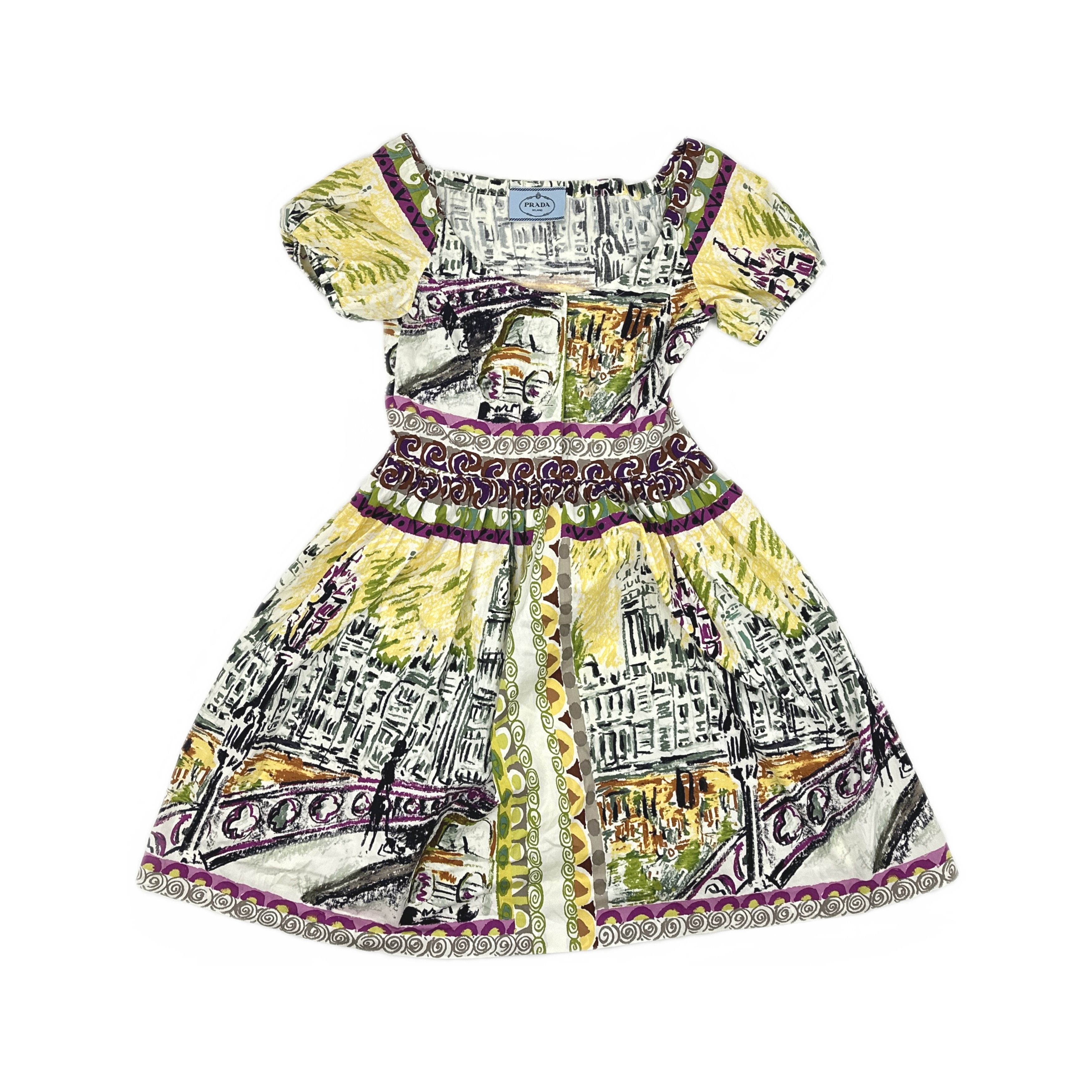 Prada Prada Graphic Print Mini Dress Size 42 Size M / US 6-8 / IT 42-44 - 1 Thumbnail