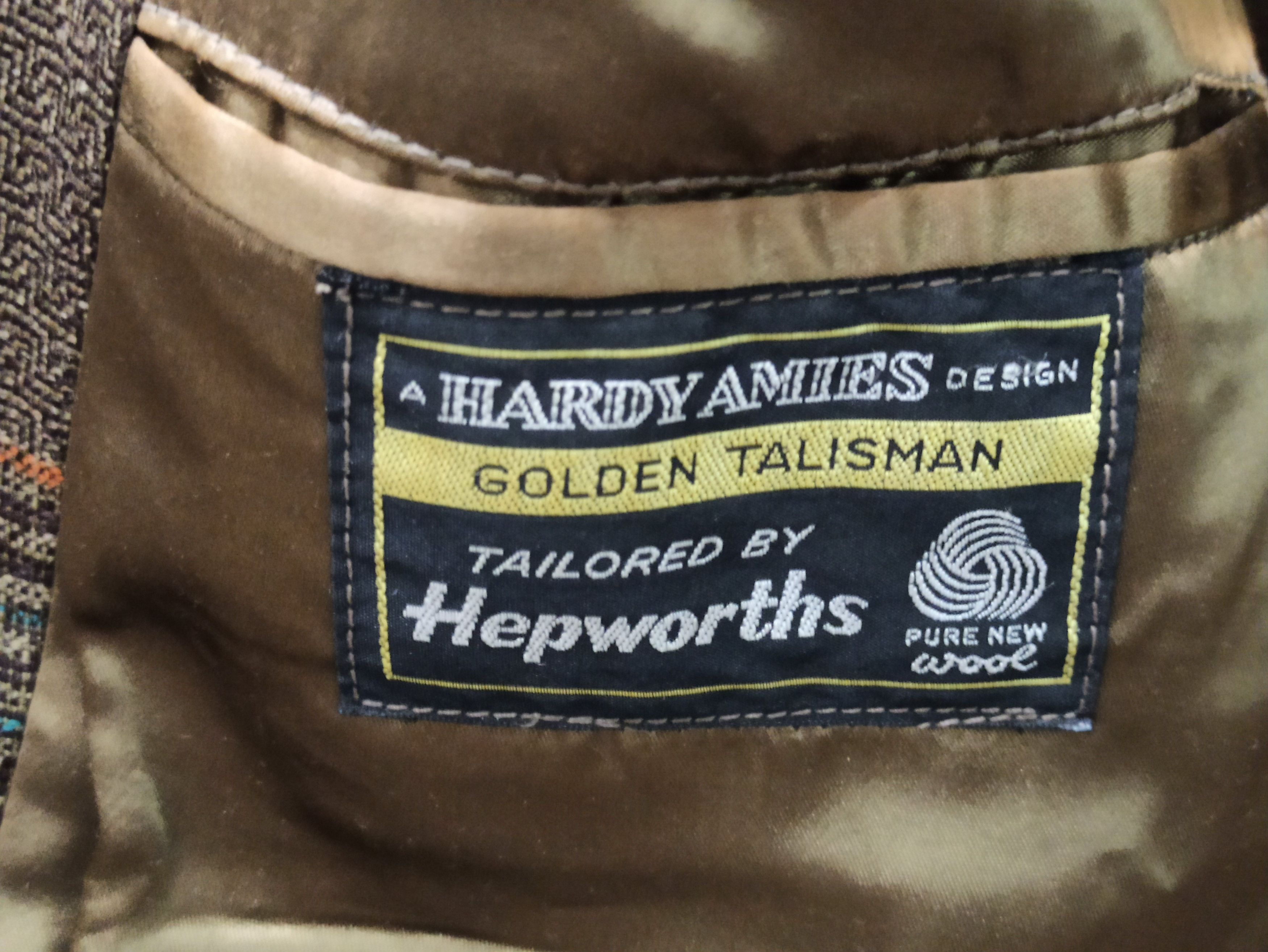 Hardy Amies Hardy Amies Golden Talisman Wool Blazer – Rare UK Made Size 42R - 6 Thumbnail