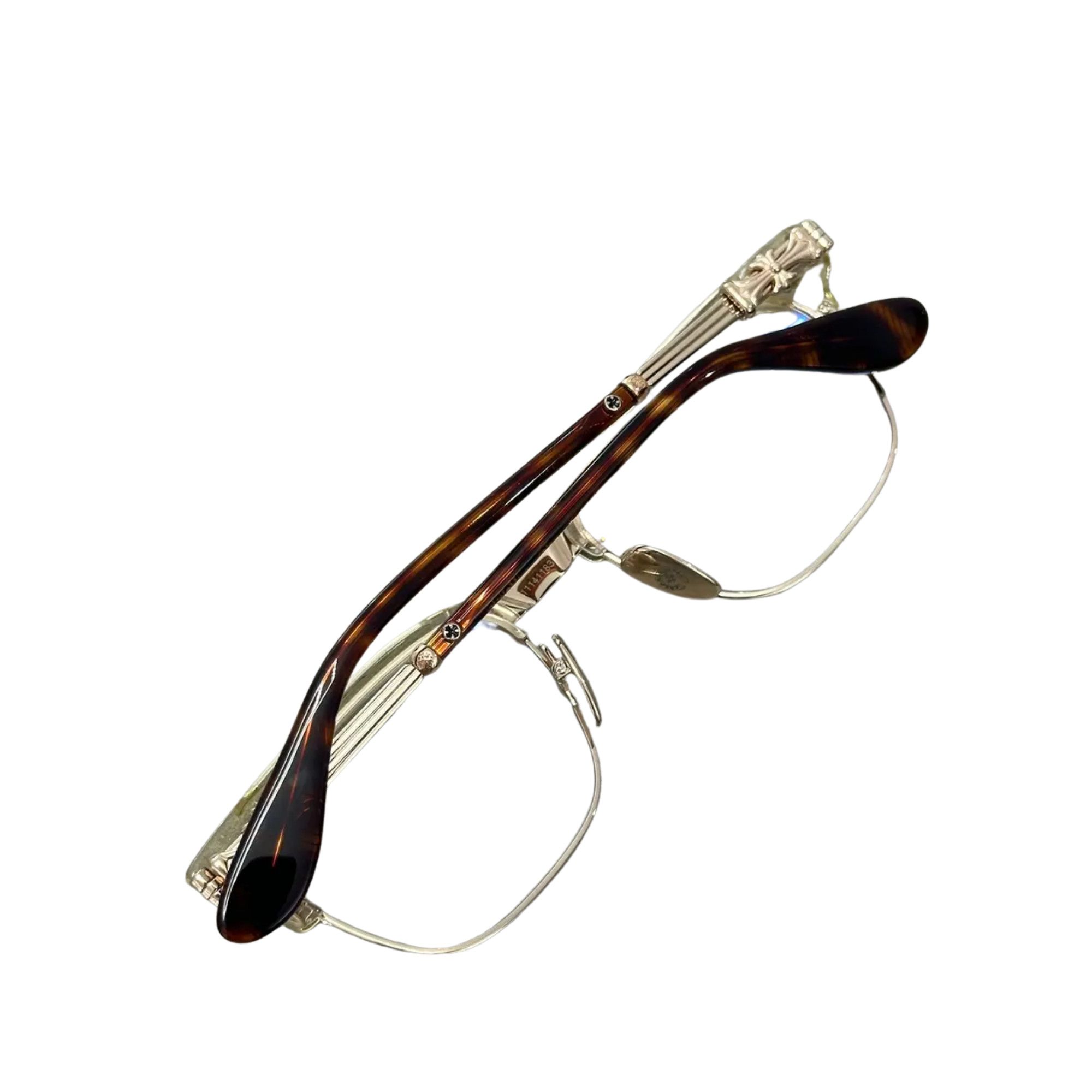 Chrome Hearts CHROME HEARTS BONENNOISSEUR II II PA GP HAVANA GLASSES Size ONE SIZE - 2 Thumbnail