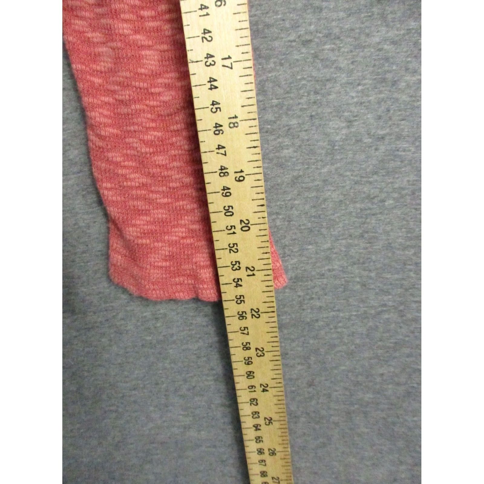 Anthropologie Left of Center Anthropologie Women's Medium Pink Knit Top Long Sleeve Raglan Sleeve Tunic Casual Size M / US 6-8 / IT 42-44 - 5 Thumbnail