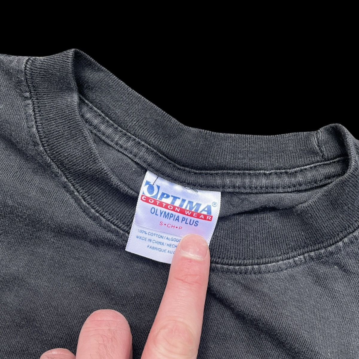 Other Vintage Faded Stained Black T-Shirt Size S 90’s Y2K Size US S / EU 44-46 / 1 - 3 Thumbnail