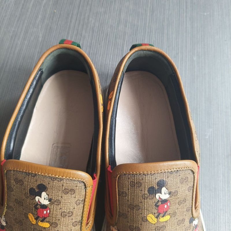 Gucci Gucci x Disney Fashion Slip-On Sneakers - Size US 8.5 / EU 41-42 - 9 Thumbnail