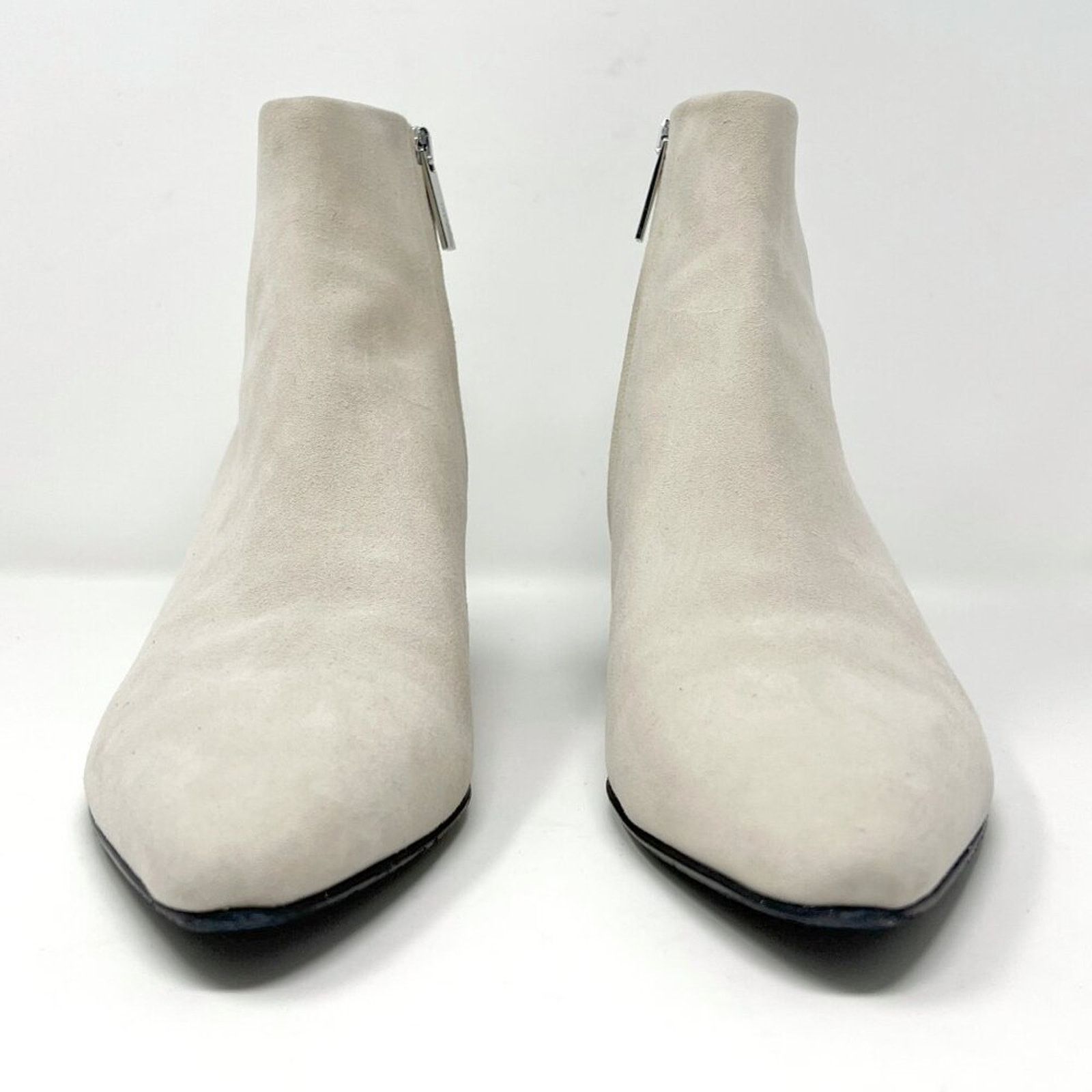 The Row The Row Ambra Suede Ivory Beige Ankle Boots Pointed Booties Size US 10.5 / IT 40.5 - 4 Thumbnail