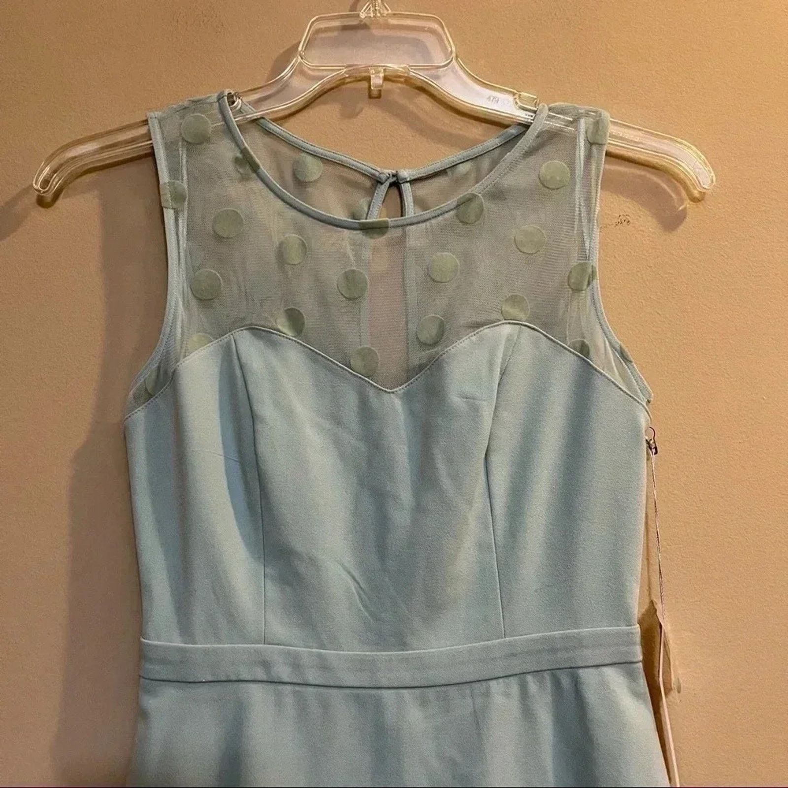 Lauren Conrad LC Lauren Conrad Flocked Tulle Sweetheart Dress Sz 4 NWT Size S / US 4 / IT 40 - 3 Thumbnail