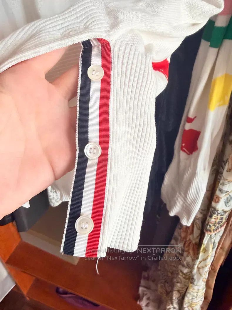 Thom Browne Thom Browne White Whale Knit Sweater Size US S / EU 44-46 / 1 - 3 Thumbnail