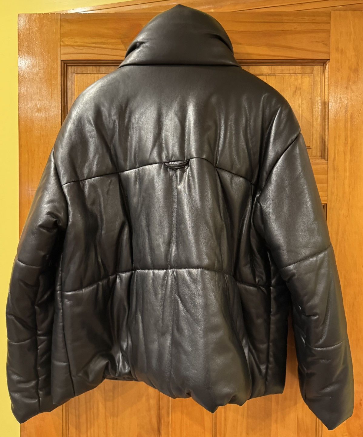 Nanushka Nanushka Hide Faux Leather Black Puffer Jacket Size M / US 6-8 / IT 42-44 - 9 Thumbnail