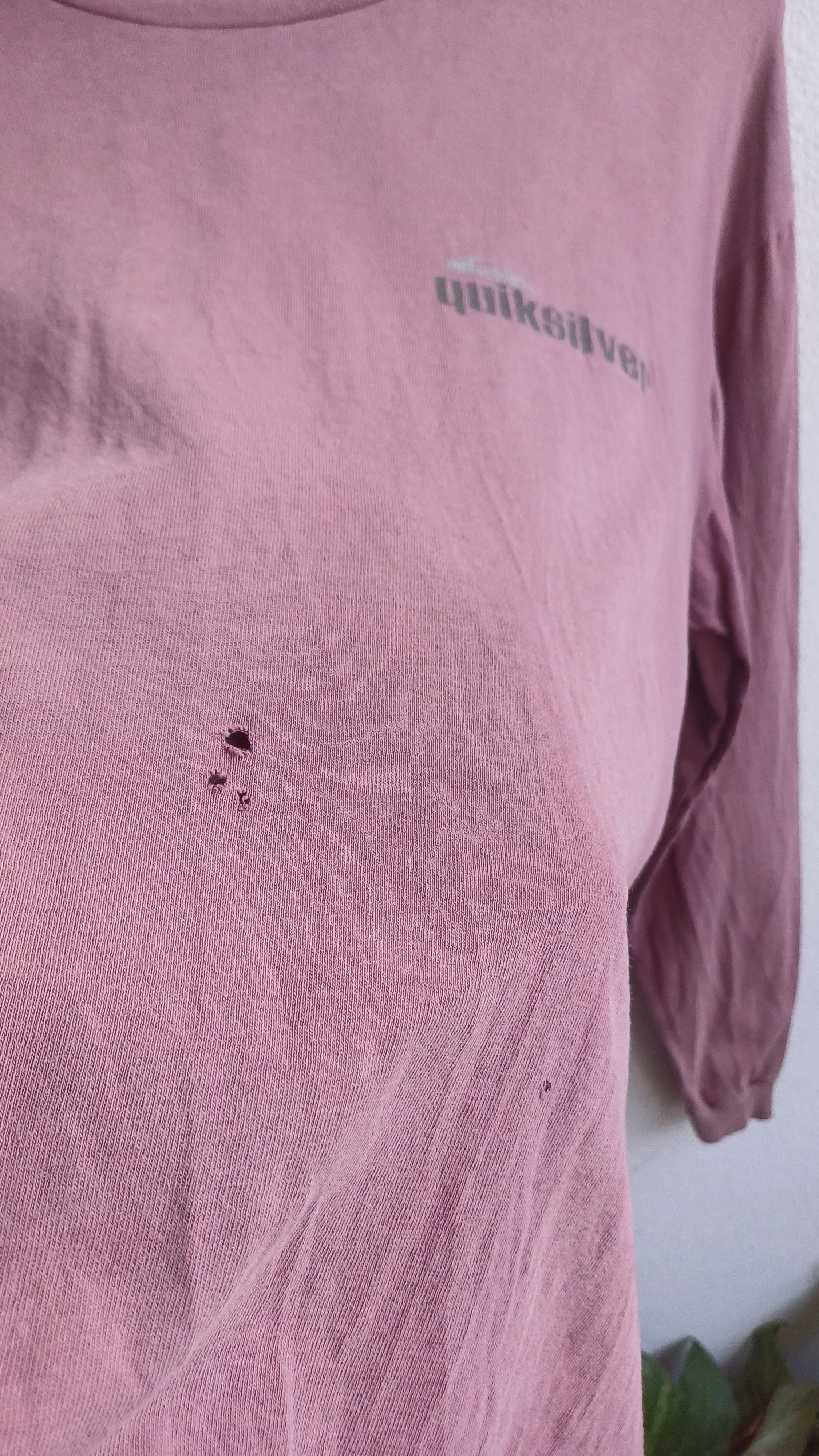 Vintage Vintage 90's Distressed Long Sleeve Tee Size US M / EU 48-50 / 2 - 9 Thumbnail