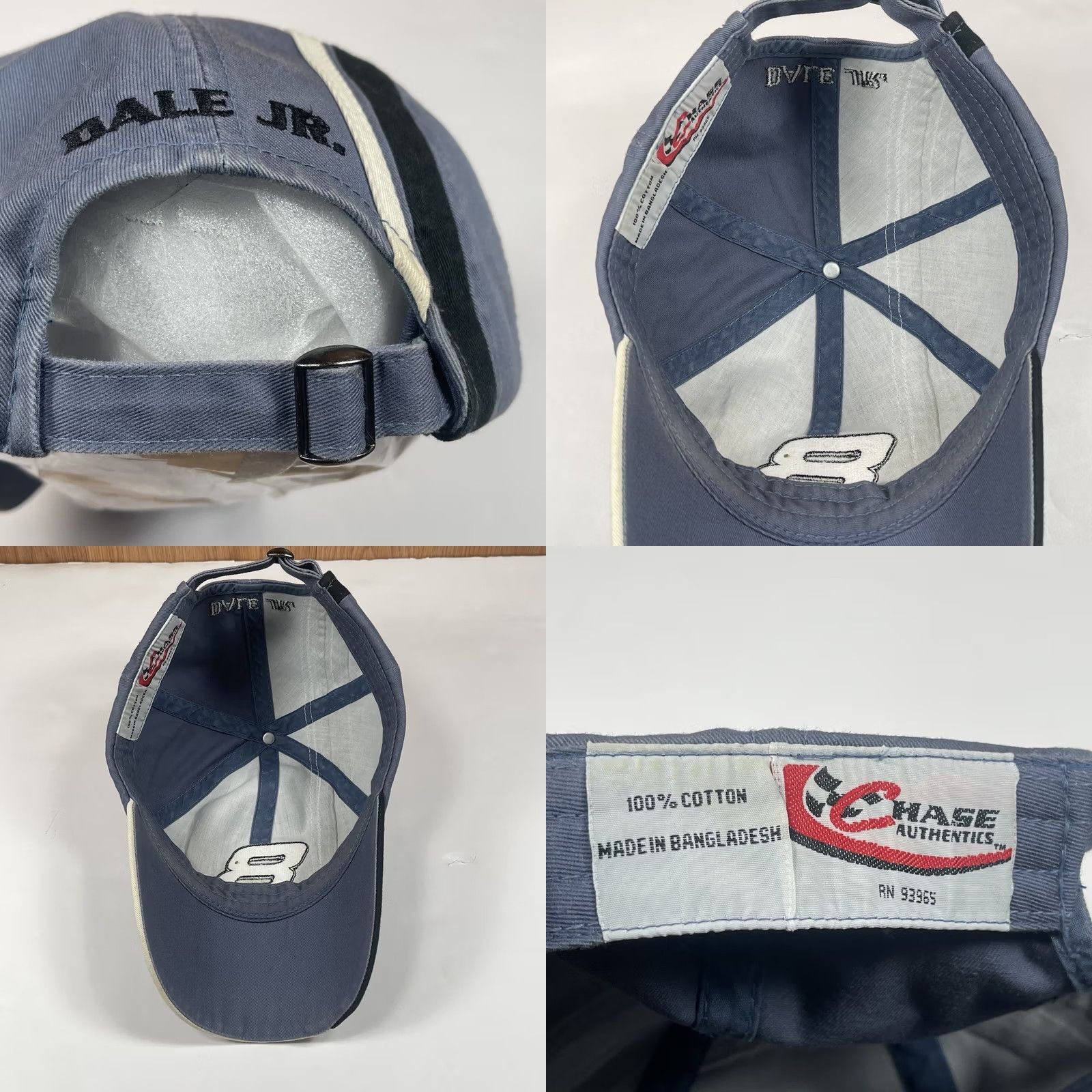 Chase Authentics Chase Authentics NASCAR Dale Earnhardt Jr. #8 Adult Adjustable StrapBackHat Cap Hat Adults Unisex Multicolor Embroidered Logo 8 Cap Size ONE SIZE - 8 Thumbnail