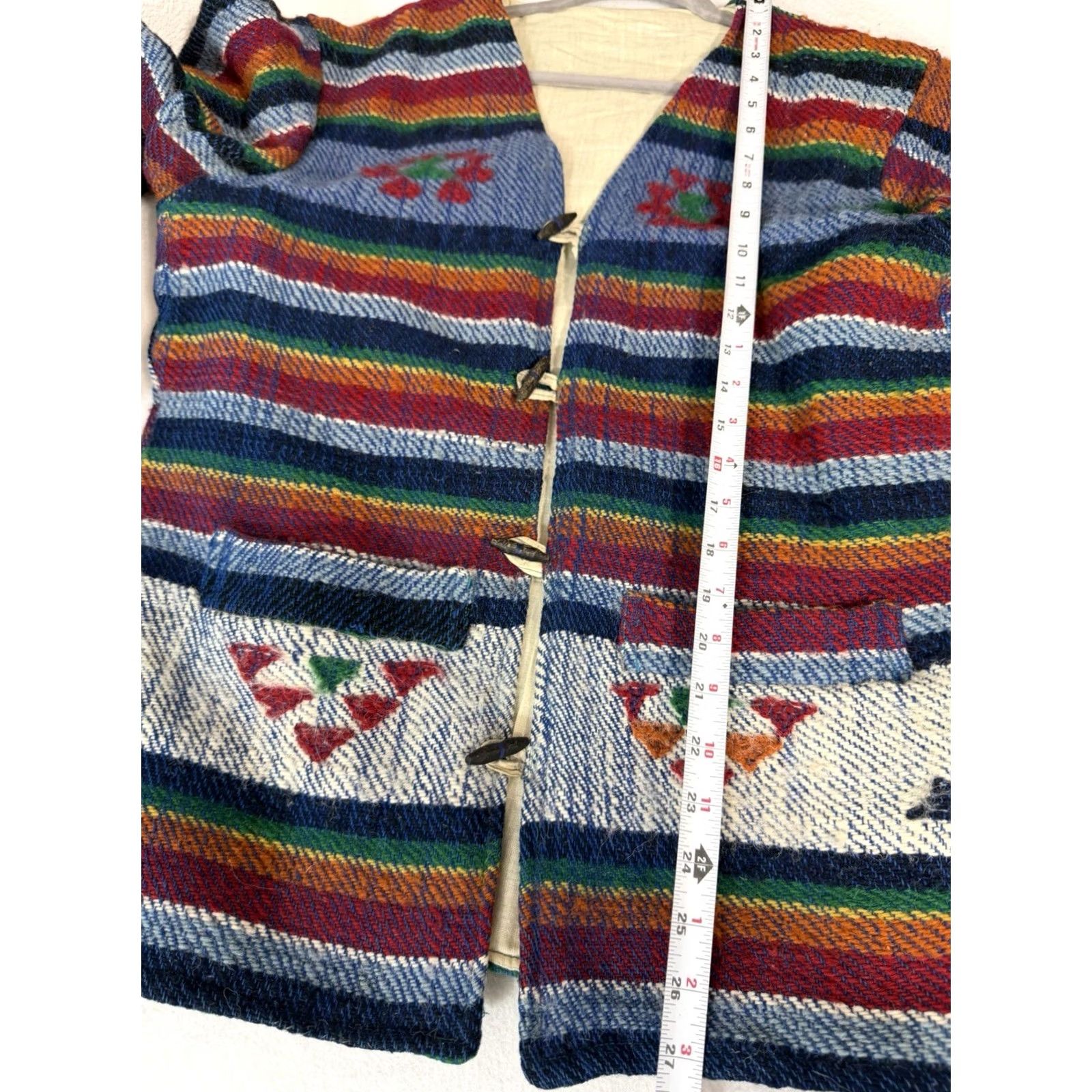 Vintage VINTAGE Cardigan Sweater Knit Southwestern Aztec Desert Boho Tribal Men's Small Size US M / EU 48-50 / 2 - 2 Thumbnail
