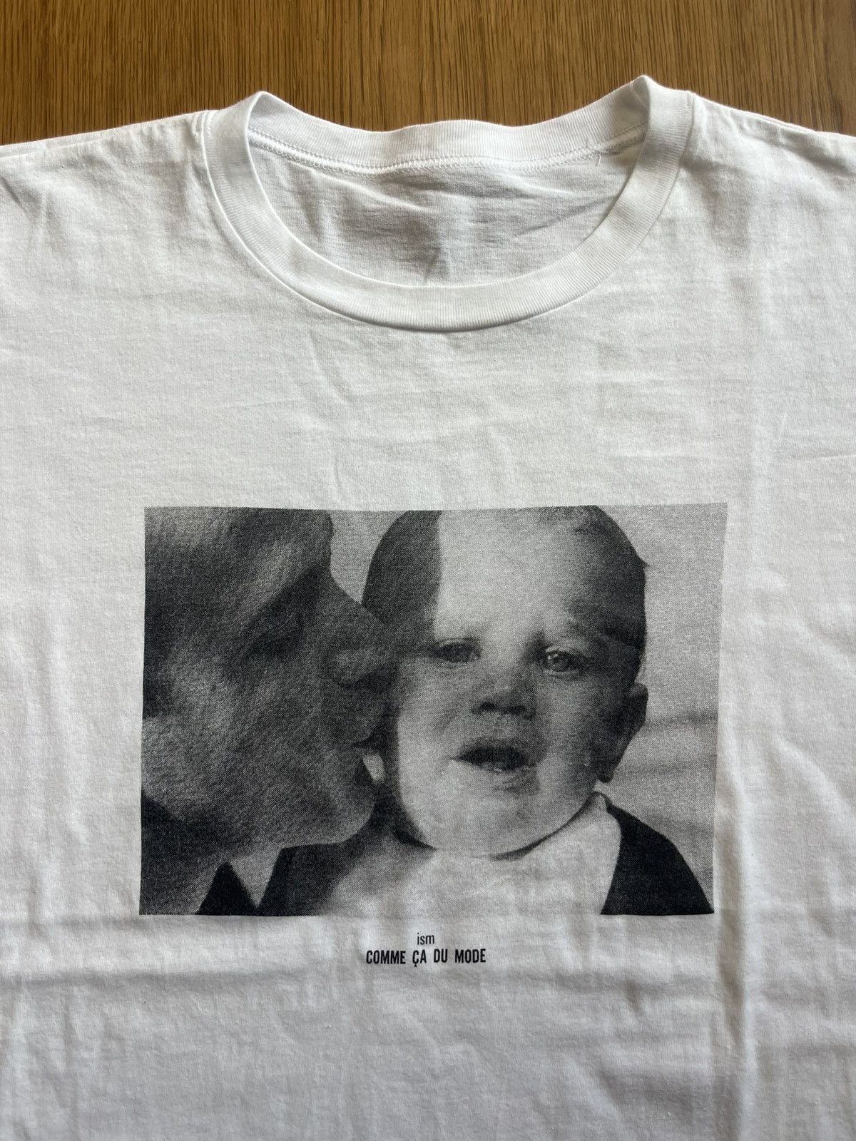 Vintage Vintage ism COMME CA DU MODE Kiss Baby Photo Brand Tshirt Size US L / EU 52-54 / 3 - 5 Thumbnail
