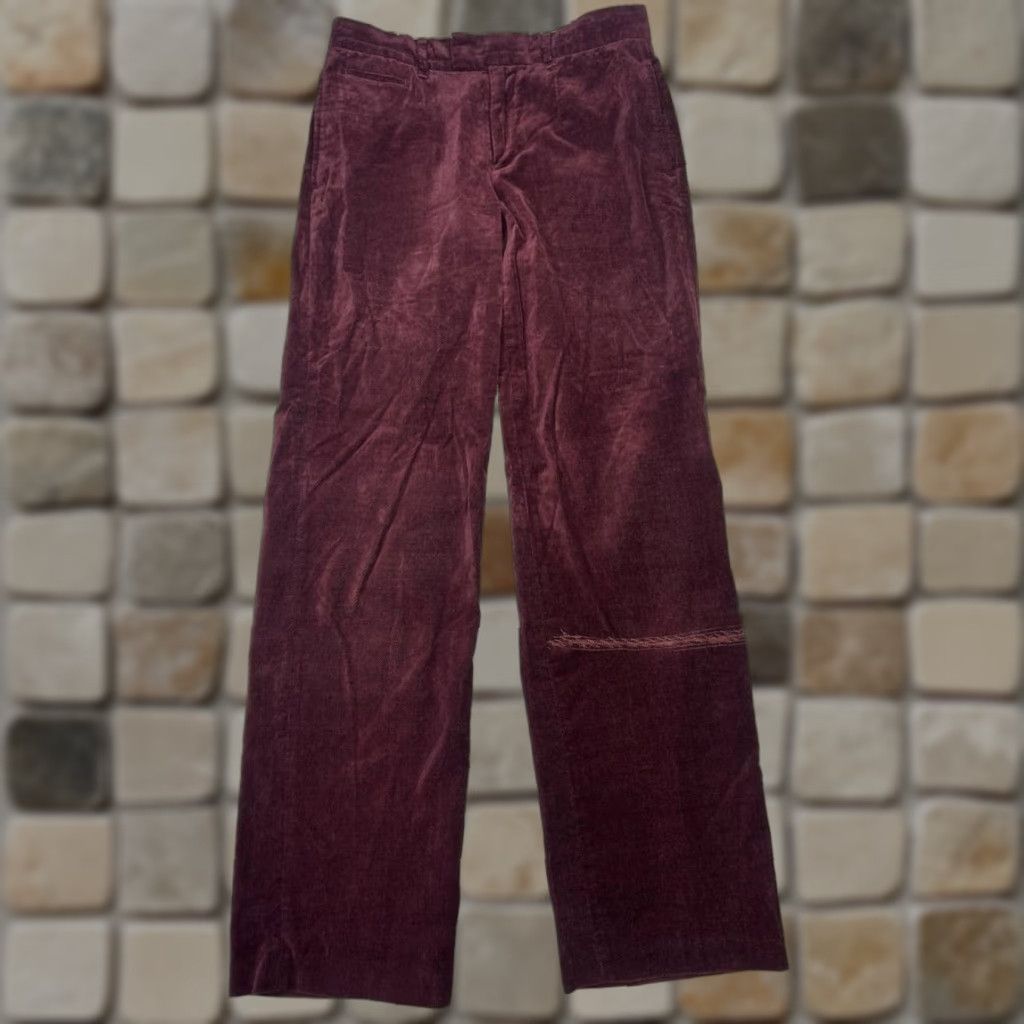 Uniqlo Uniqlo Ines De La Fressange Paris Corduroy Pants Red Mens 30 Cotton Mid Rise Size US 30 / EU 46 - 1 Thumbnail