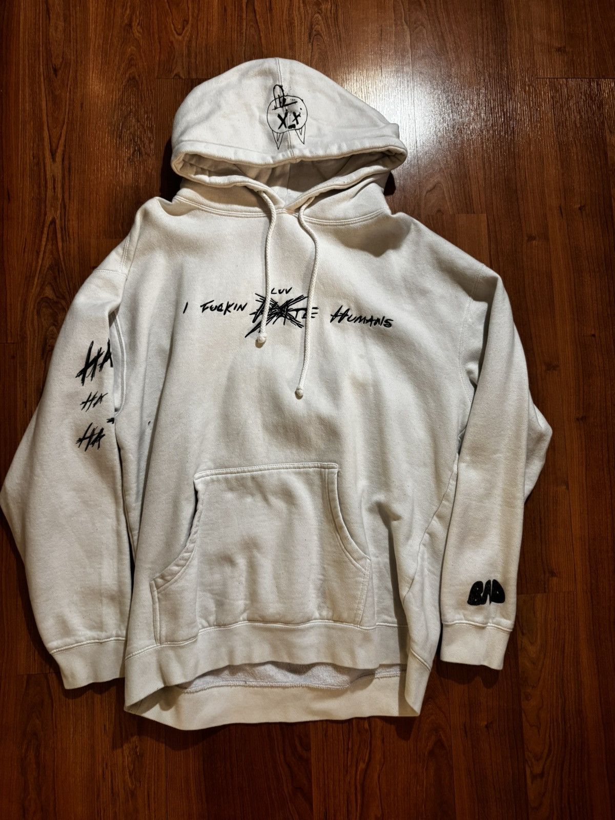 Revenge XXXTENTACION I Fucking Luv Humans Hoodie | Grailed