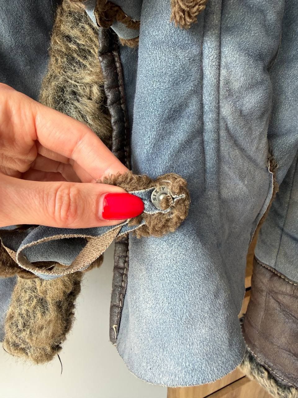 If Six Was Nine Miss Sixty Vintage Shearling Jacket Size S / US 4 / IT 40 - 6 Thumbnail