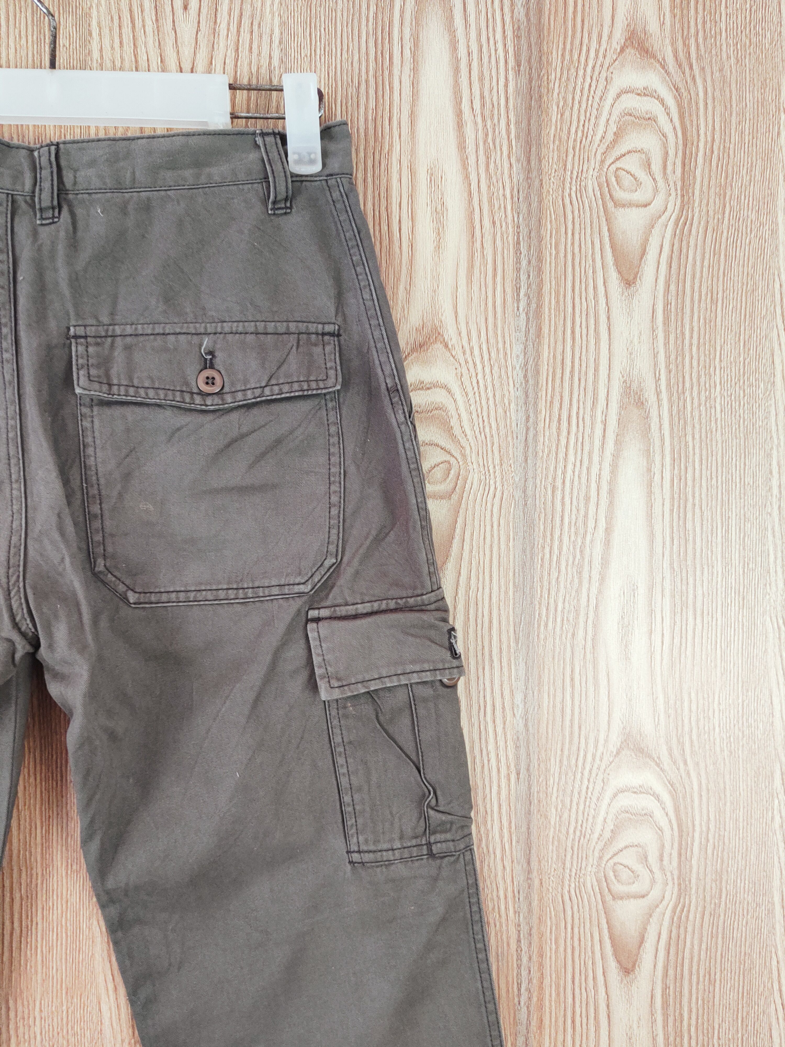 Japanese Brand Japanese Brand Brown Multipocket Tactical Cargo Pants #W912 Size US 29 - 10 Thumbnail