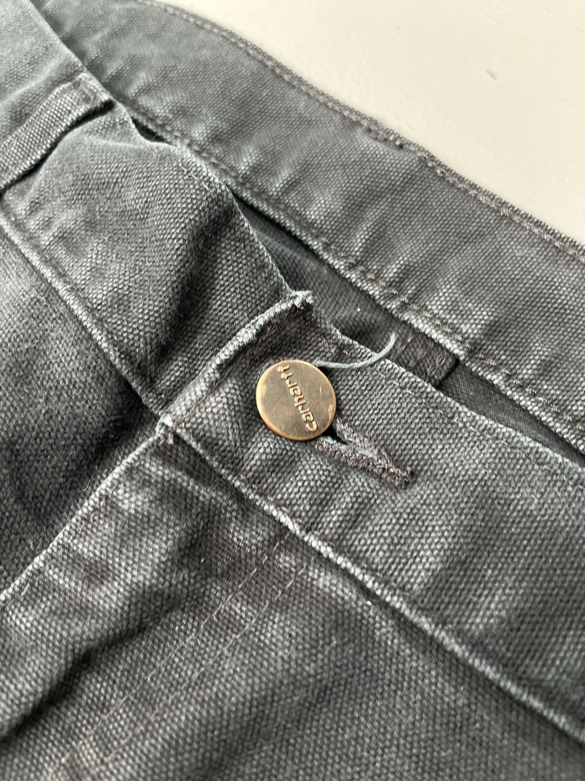 Carhartt × Vintage Vintage Carhartt B01 BLK double knee denim Size US 36 / EU 52 - 6 Thumbnail