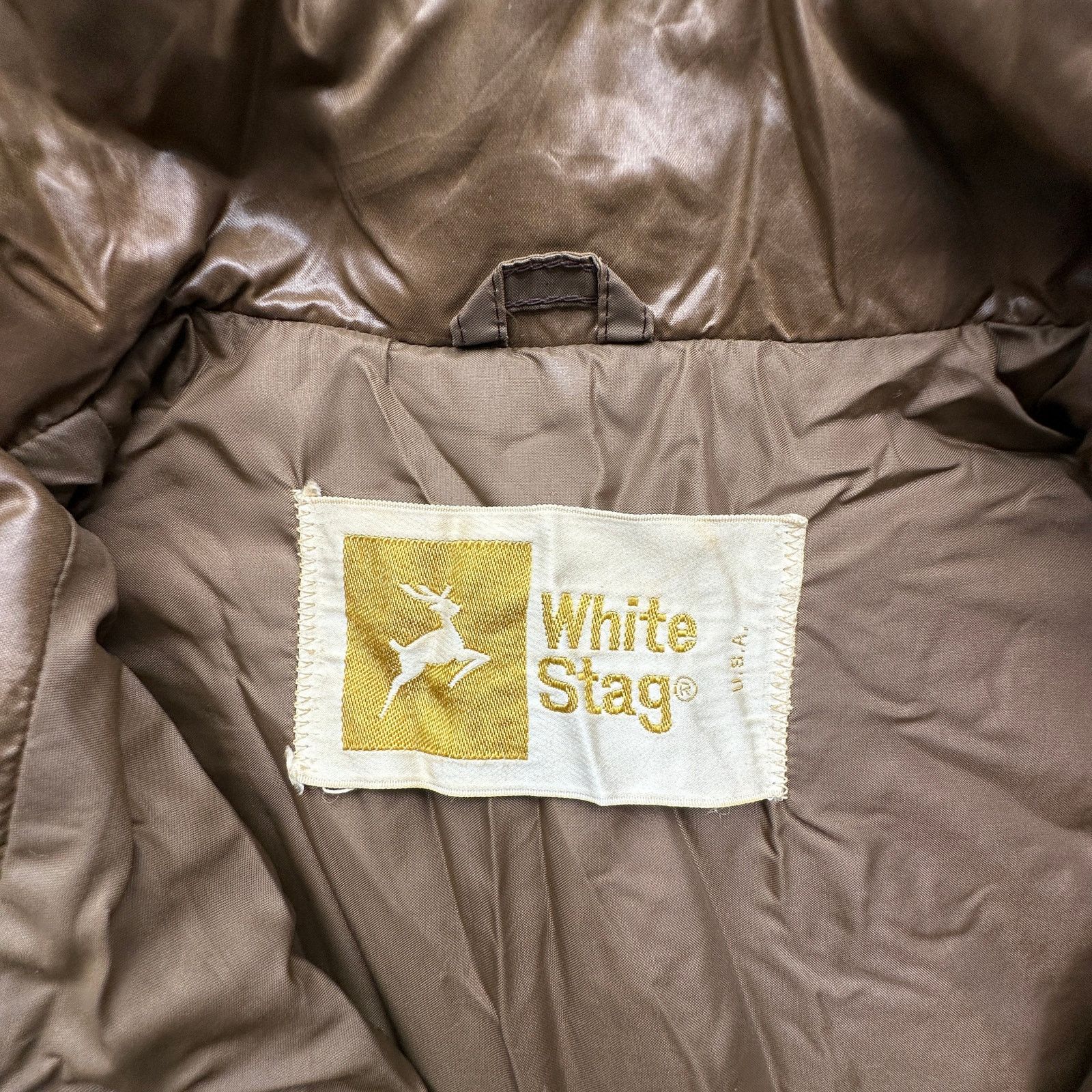 Other Vintage 70s White Stag Puffer Jacket Mens Large Brown Size US L / EU 52-54 / 3 - 2 Thumbnail