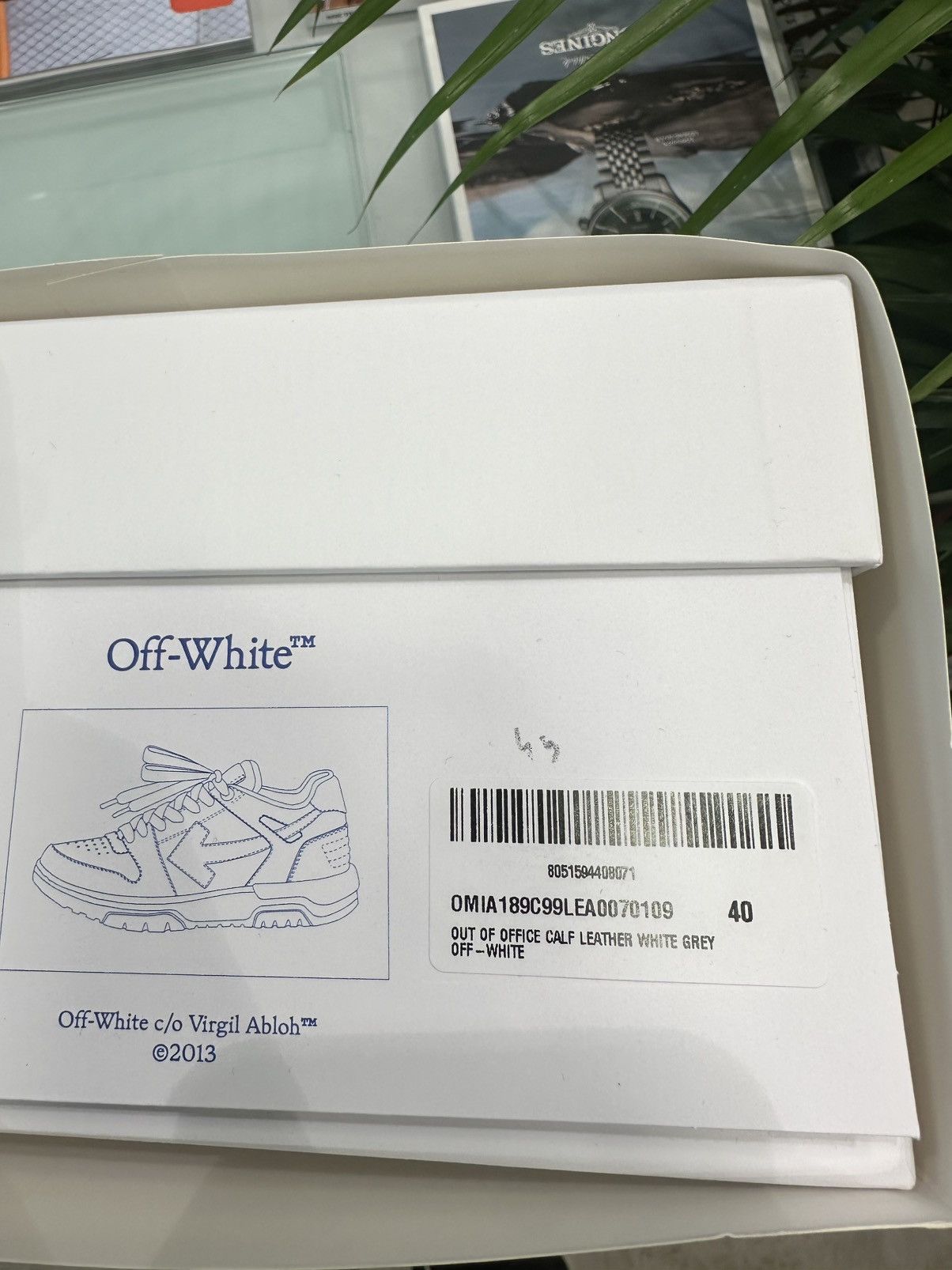 Off-White OFF-WHITE - Out of Office White Grey Sneakers Size US 7 / EU 40 - 7 Thumbnail