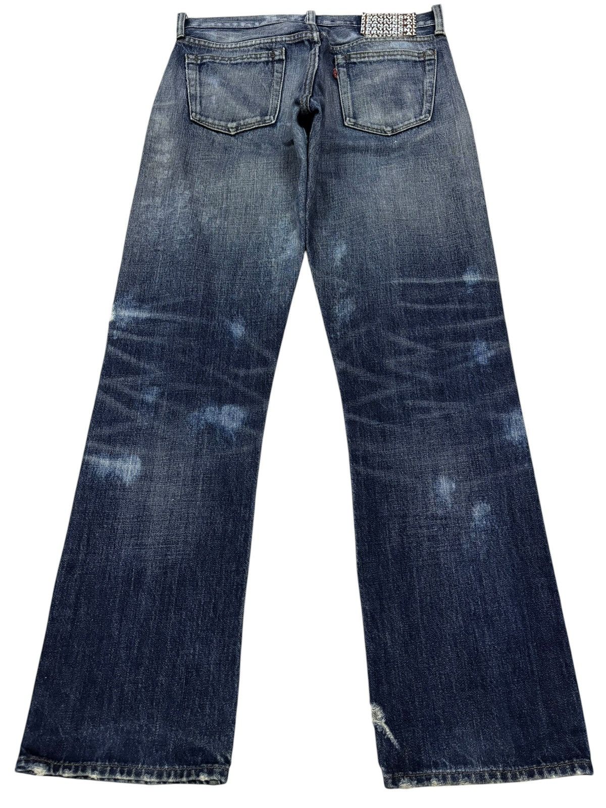 If Six Was Nine × Japanese Brand 90s Vtg RNA Alternative Distressed Faded Splash Jeans Size US 29 - 2 Thumbnail