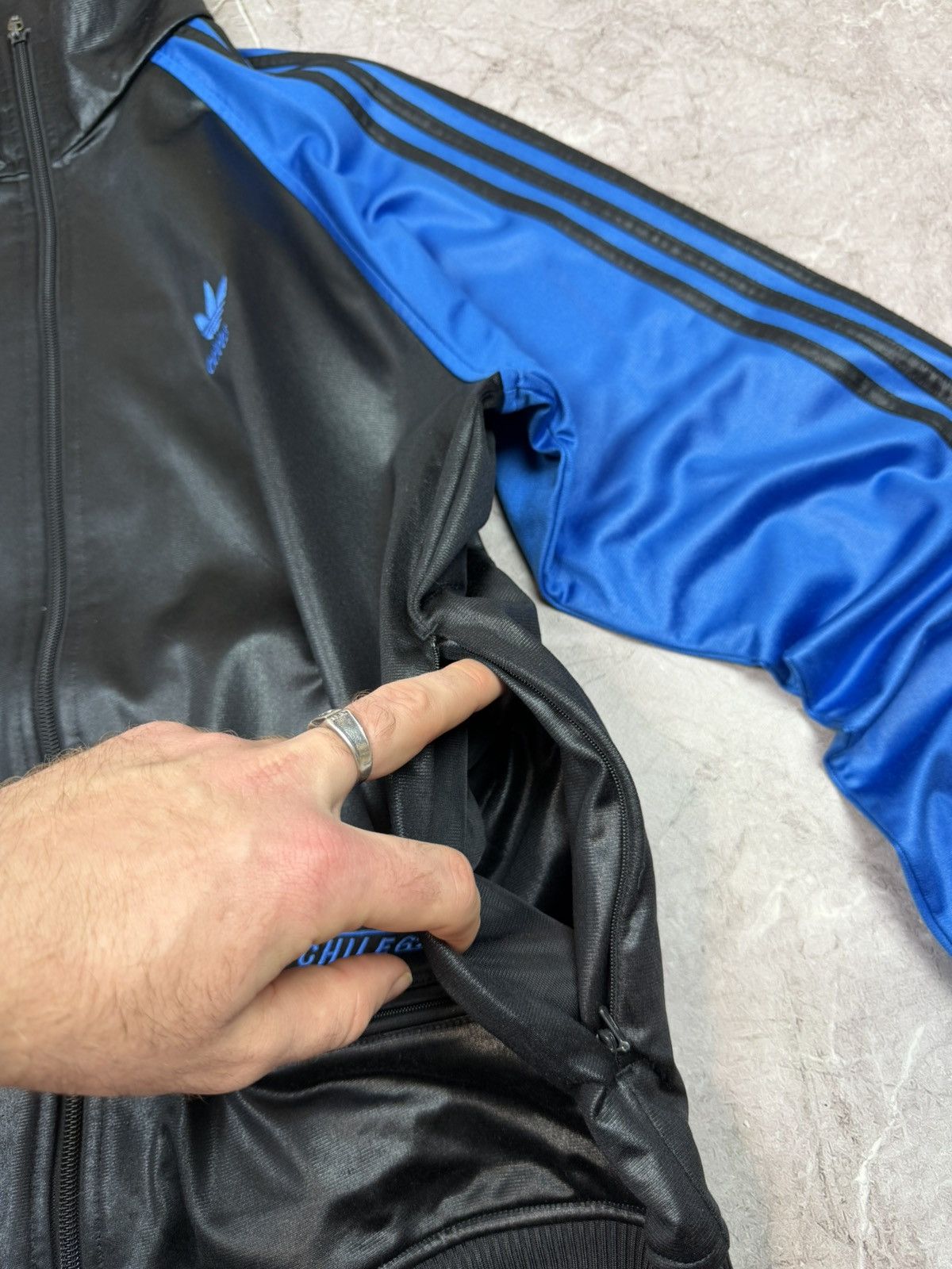 Adidas Adidas Chile 62 Vintage Limited Track Jacket Shiny Black Size US M / EU 48-50 / 2 - 6 Thumbnail