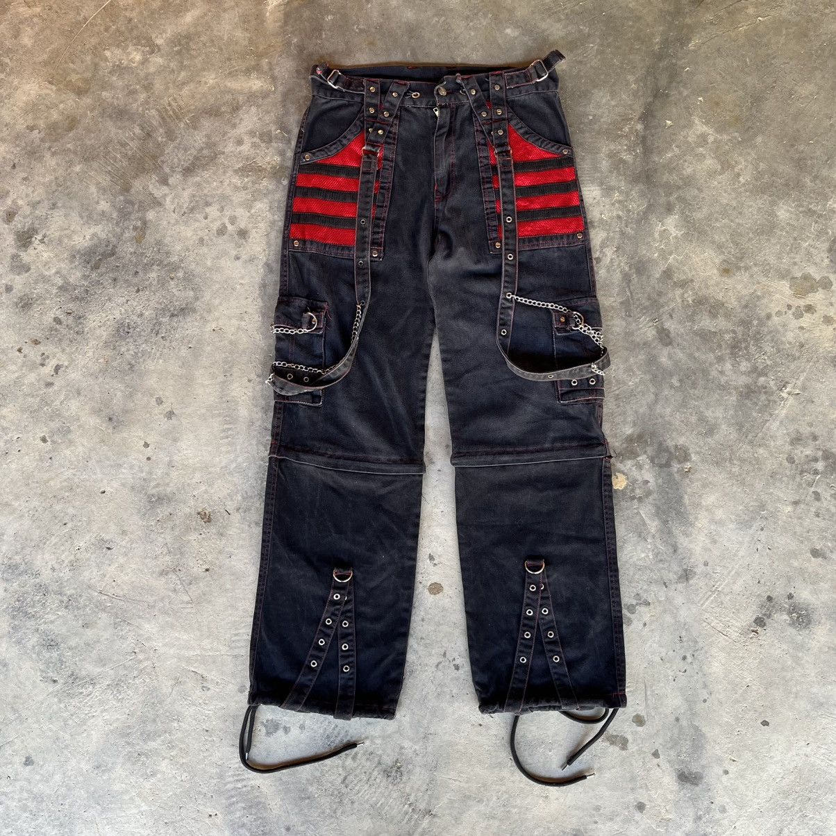 If Six Was Nine × Tripp NYC Darkrock Punk 2 way pants🤘 Size US 34 / EU 50 - 2 Thumbnail