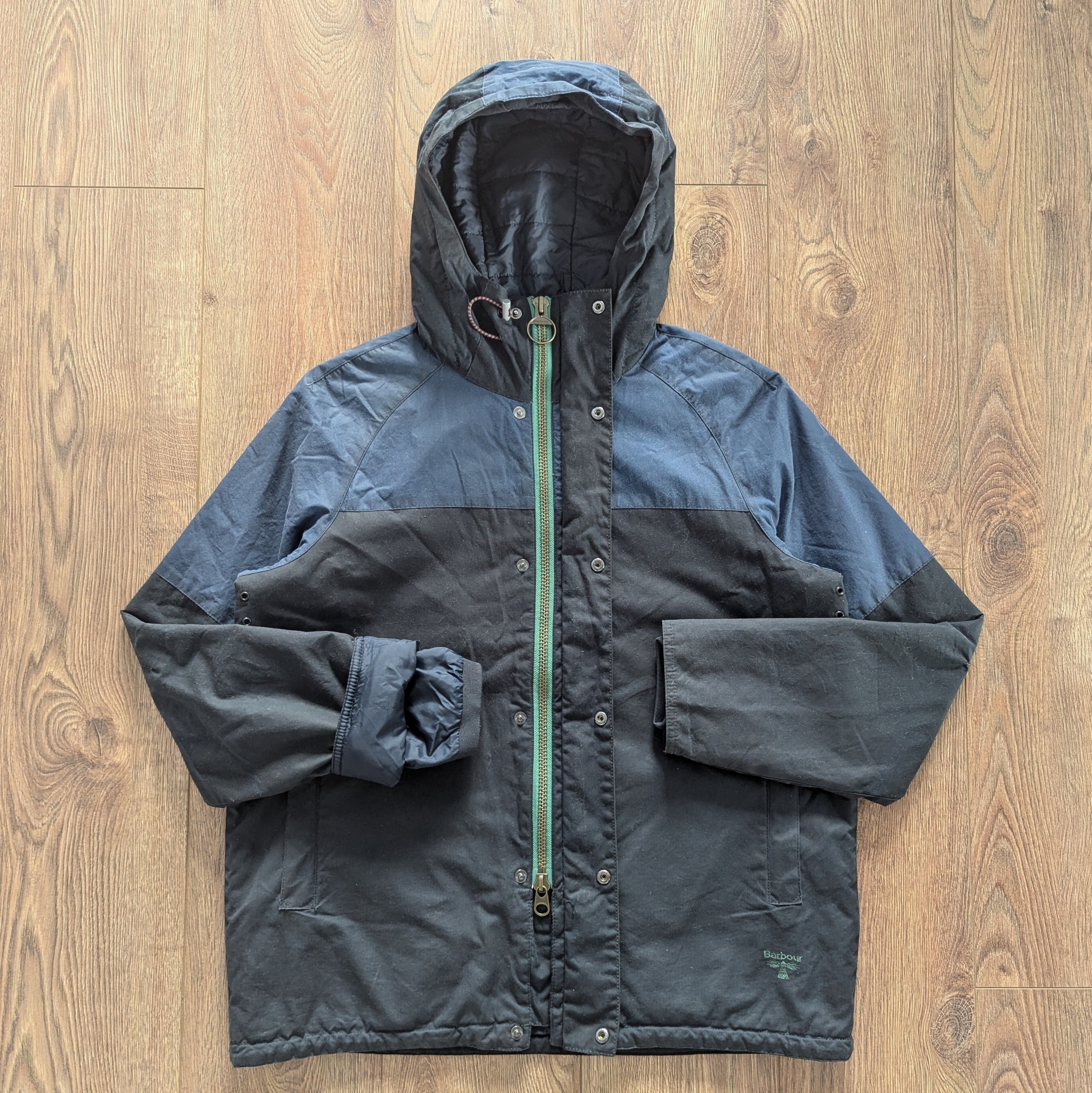 Barbour Barbour AIRA Wax Hooded Jacket Men's Size M Waxed Cotton Size US M / EU 48-50 / 2 - 11 Thumbnail