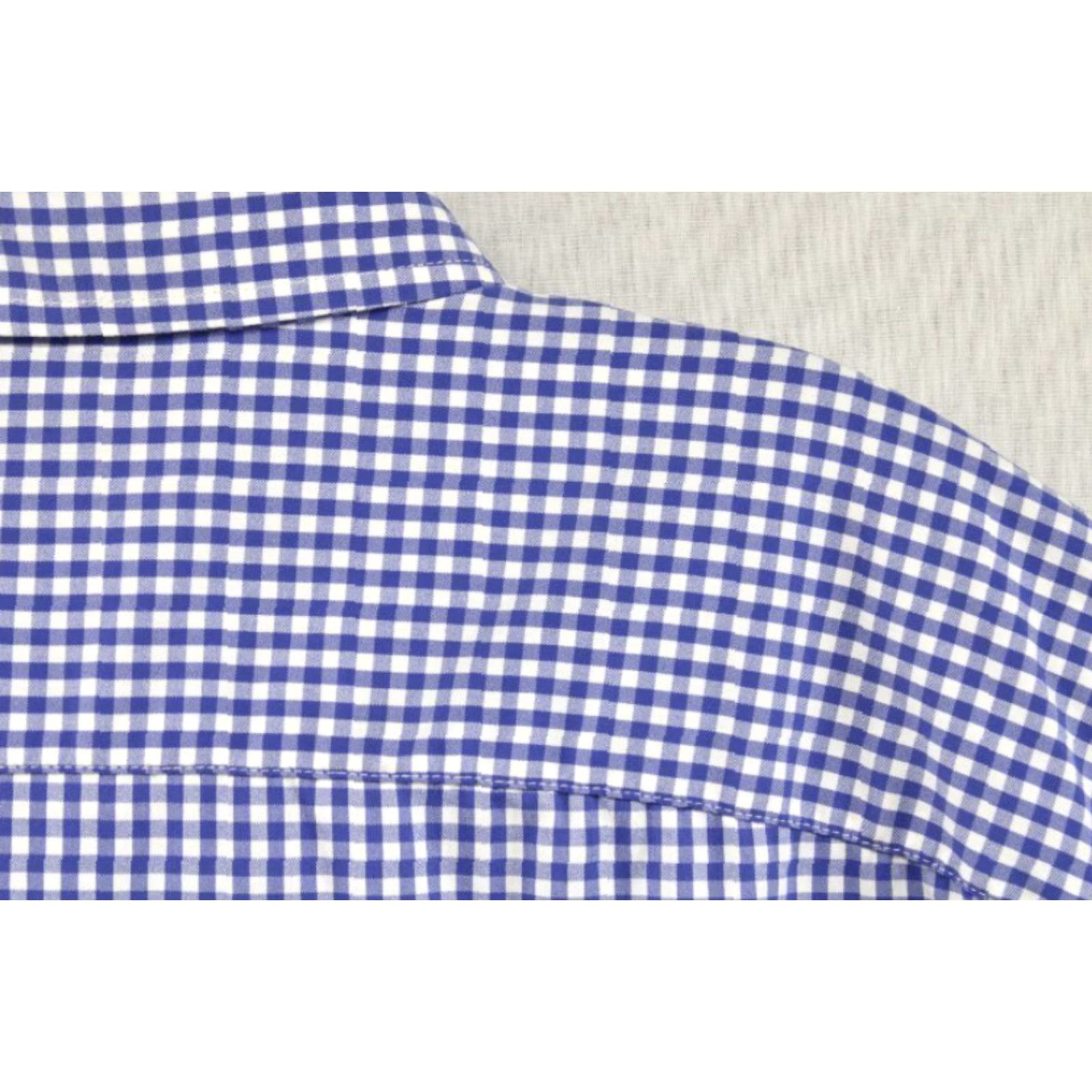 UNTUCKit UNTUCKit Button-Up Shirt Men’s XXL Blue White Gingham Check Nylon Spandex Preppy Casual Dressy Classic Comfort Size US XXL / EU 58 / 5 - 5 Thumbnail