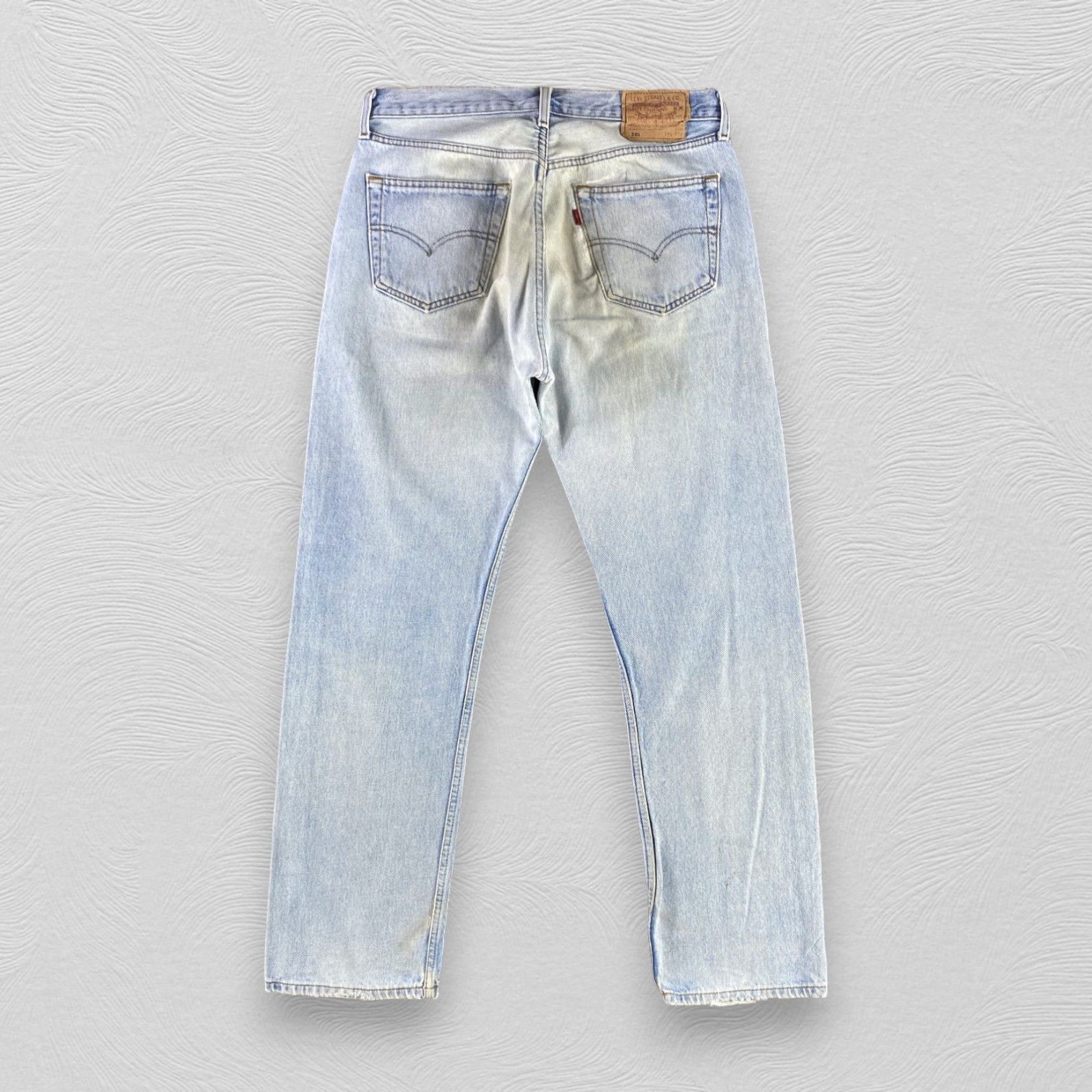 Levi's Vintage 90s Levis 501 Jeans Dirty Wash Denim KJ3354 Size US 32 / EU 48 - 2 Thumbnail