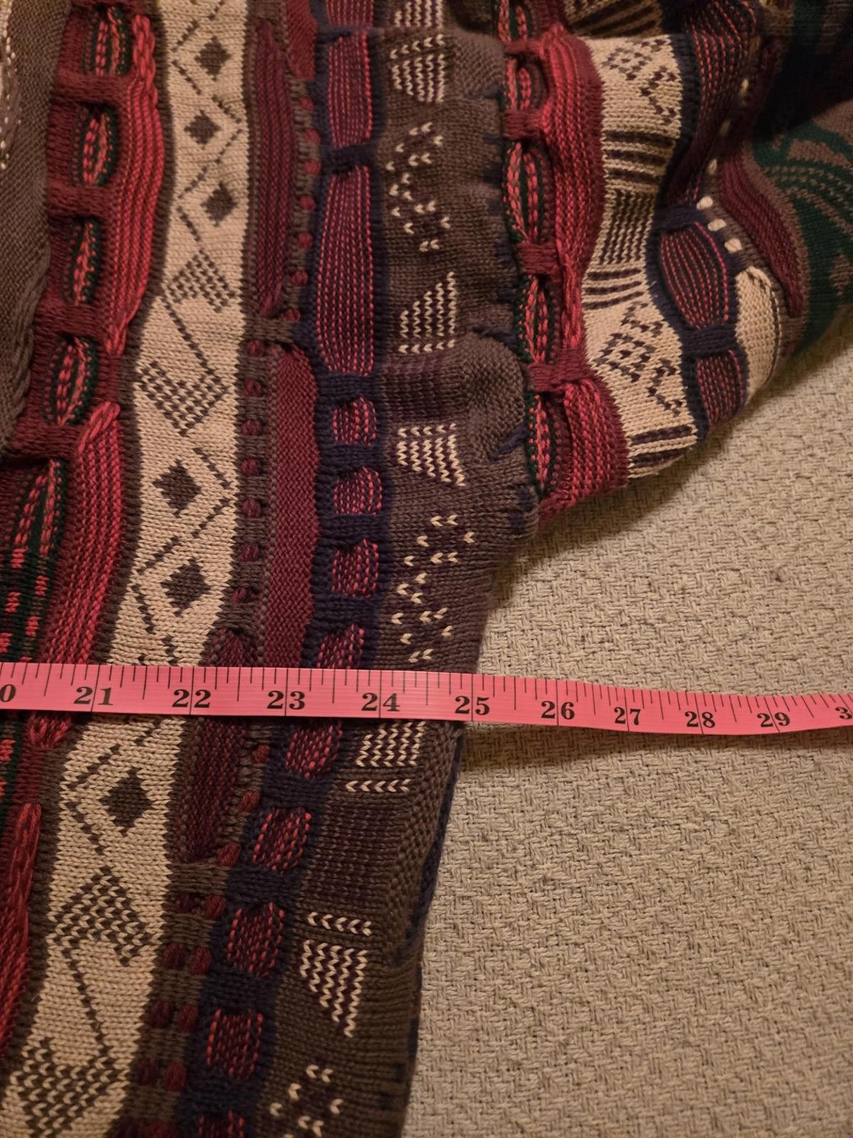 Cotton Traders Cotton Traders Sweater XL | 3D knit Pattern Cardigan Size US XL / EU 56 / 4 - 6 Thumbnail
