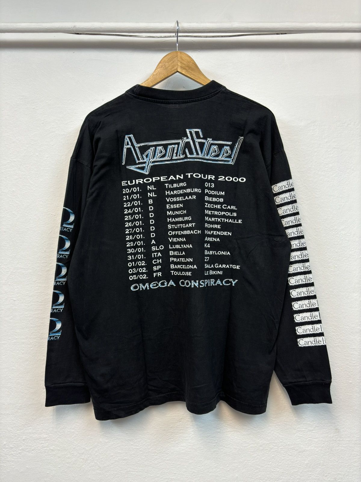 Band Tees × Vintage Vintage Agent Steel 1999 2000 90s Band Rock Metal Rare USA Size US XL / EU 56 / 4 - 5 Thumbnail
