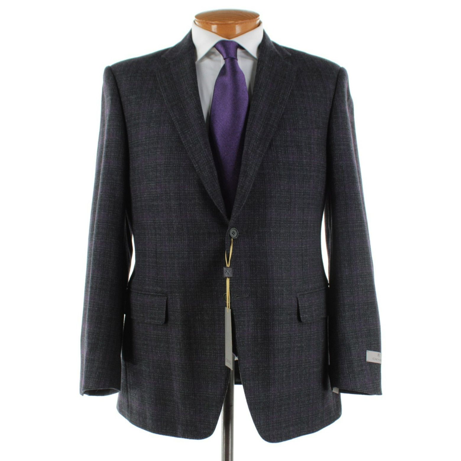 Canali Canali Sport Coat Size 42 Regular US in Gray Size 42R - 1 Thumbnail