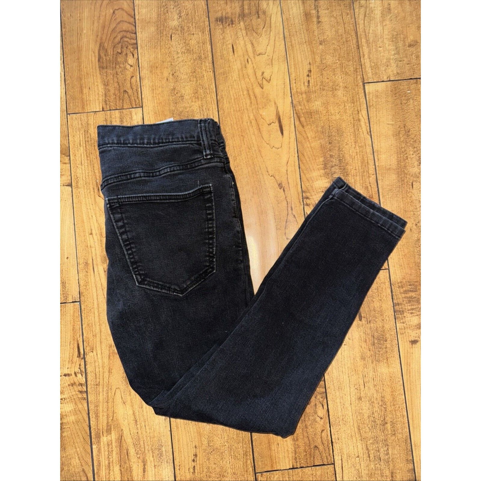 Banana Republic × Vintage Banana Republic Slim Denim Jeans Black 30x27 Measured Size US 30 / EU 46 - 1 Thumbnail