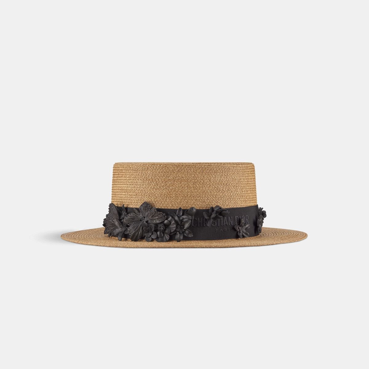 Dior o1bcso1str0226 Size:OS/Small Brim Hat in Beige/Black Size ONE SIZE - 1 Thumbnail
