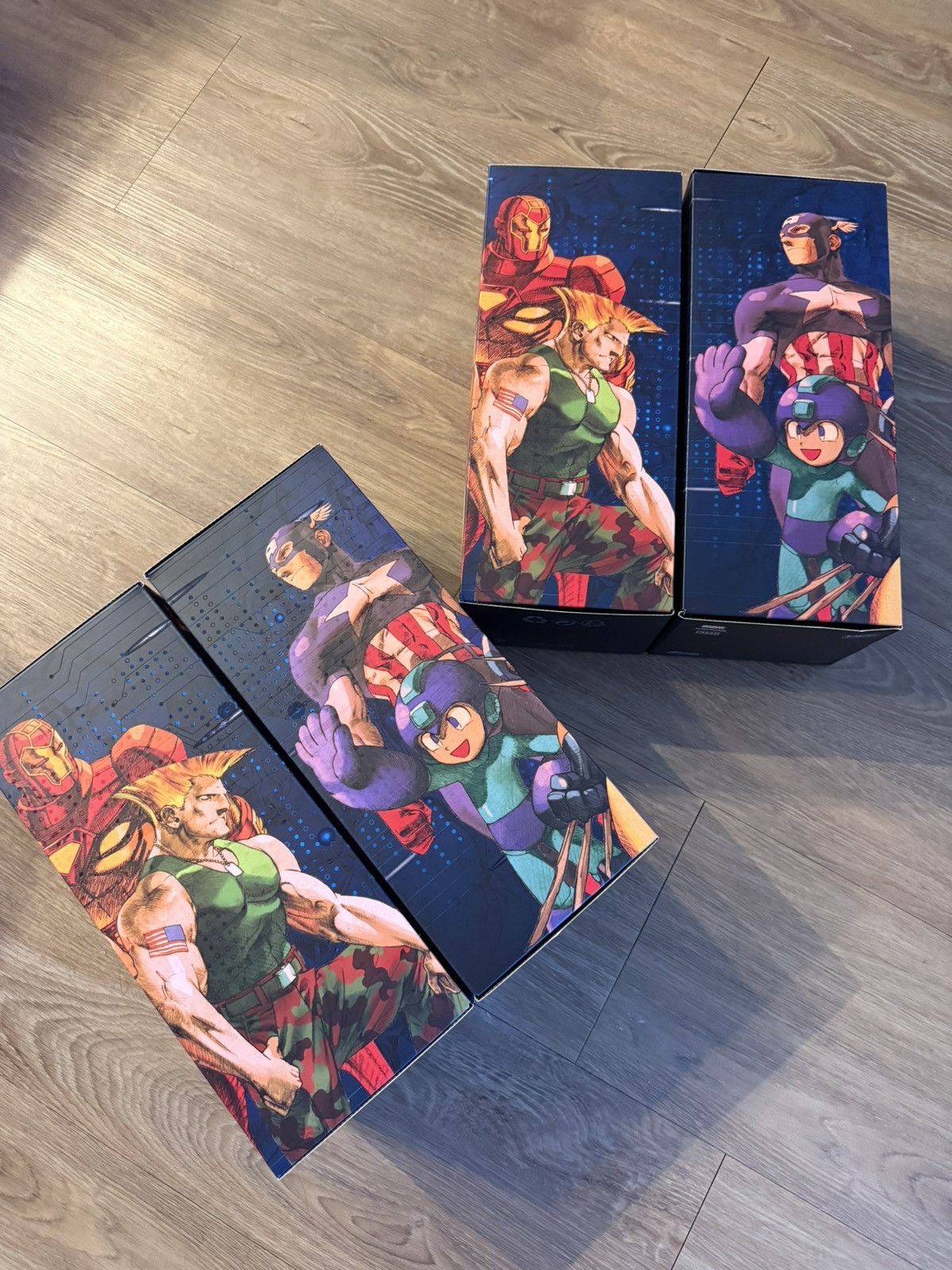 Asics × Kith × Marvel Comics Kith x Marvel vs Capcom “Mega Man vs Iron Man” Asics Size US 11.5 / EU 44-45 - 4 Thumbnail