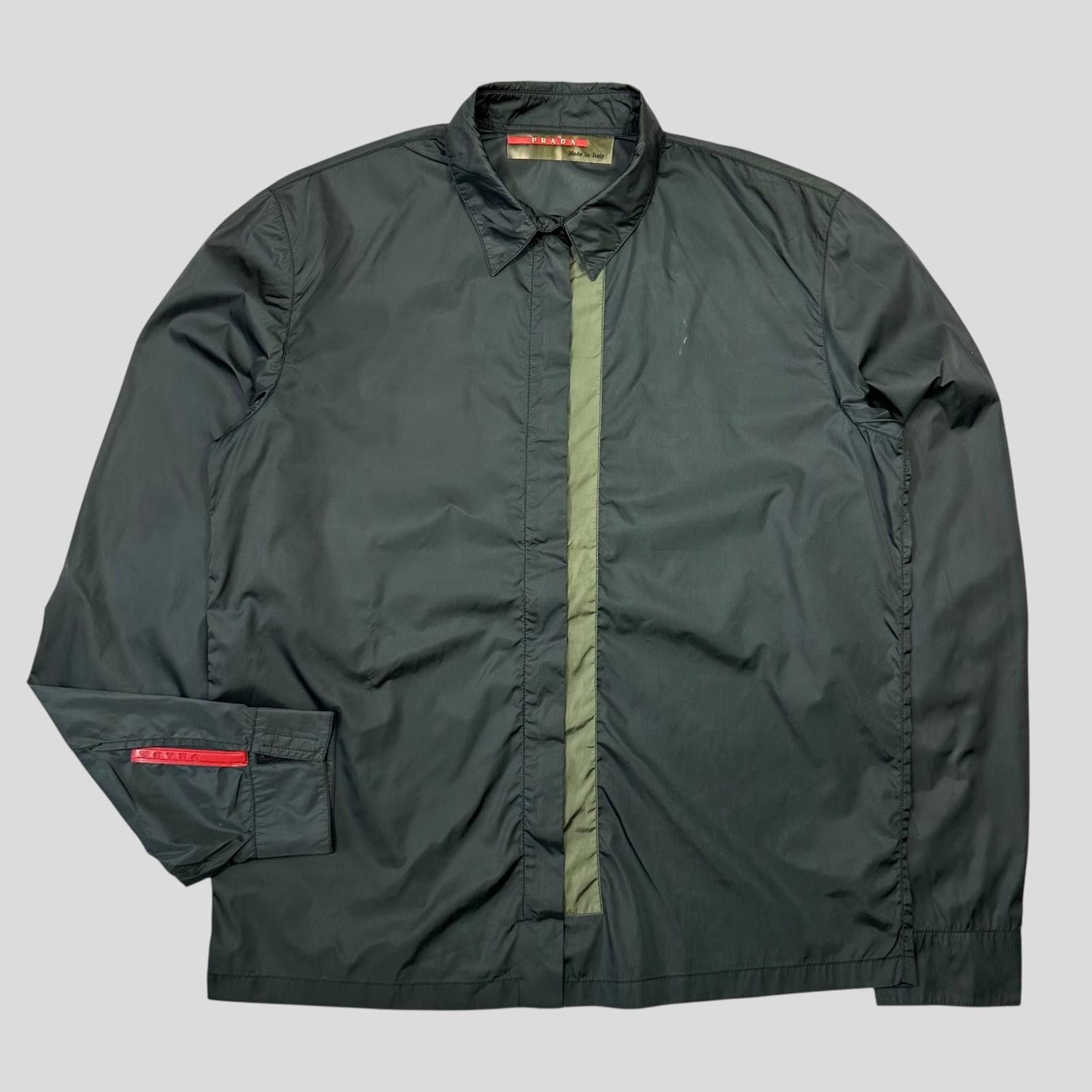 Prada Prada Sport 1999 Nylon Panelled Zip-up Shirt - S/M Size US S / EU 44-46 / 1 - 8 Thumbnail