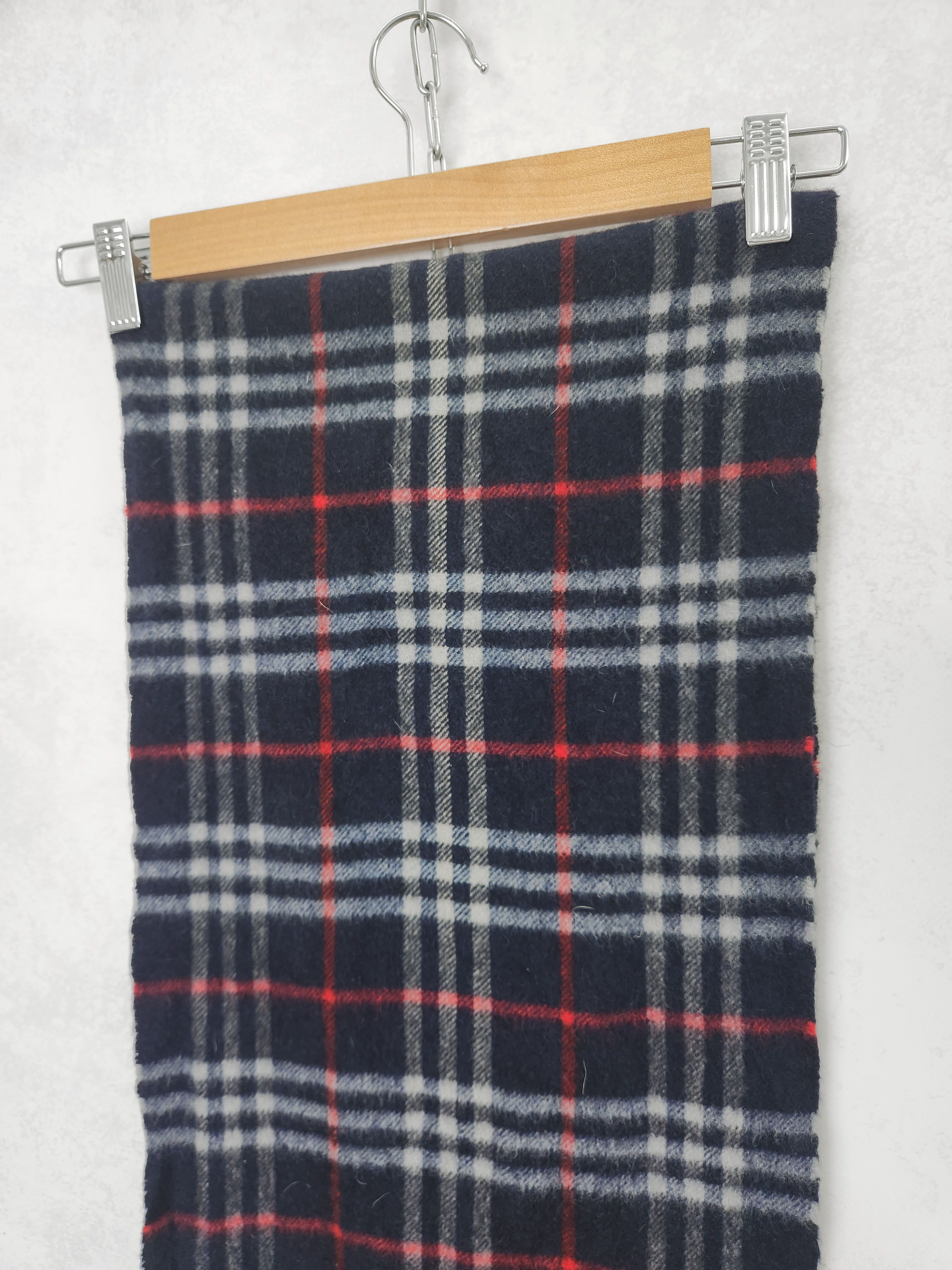 Burberry Burberrys scarf blue nova check labswool cashmere Size ONE SIZE - 4 Thumbnail