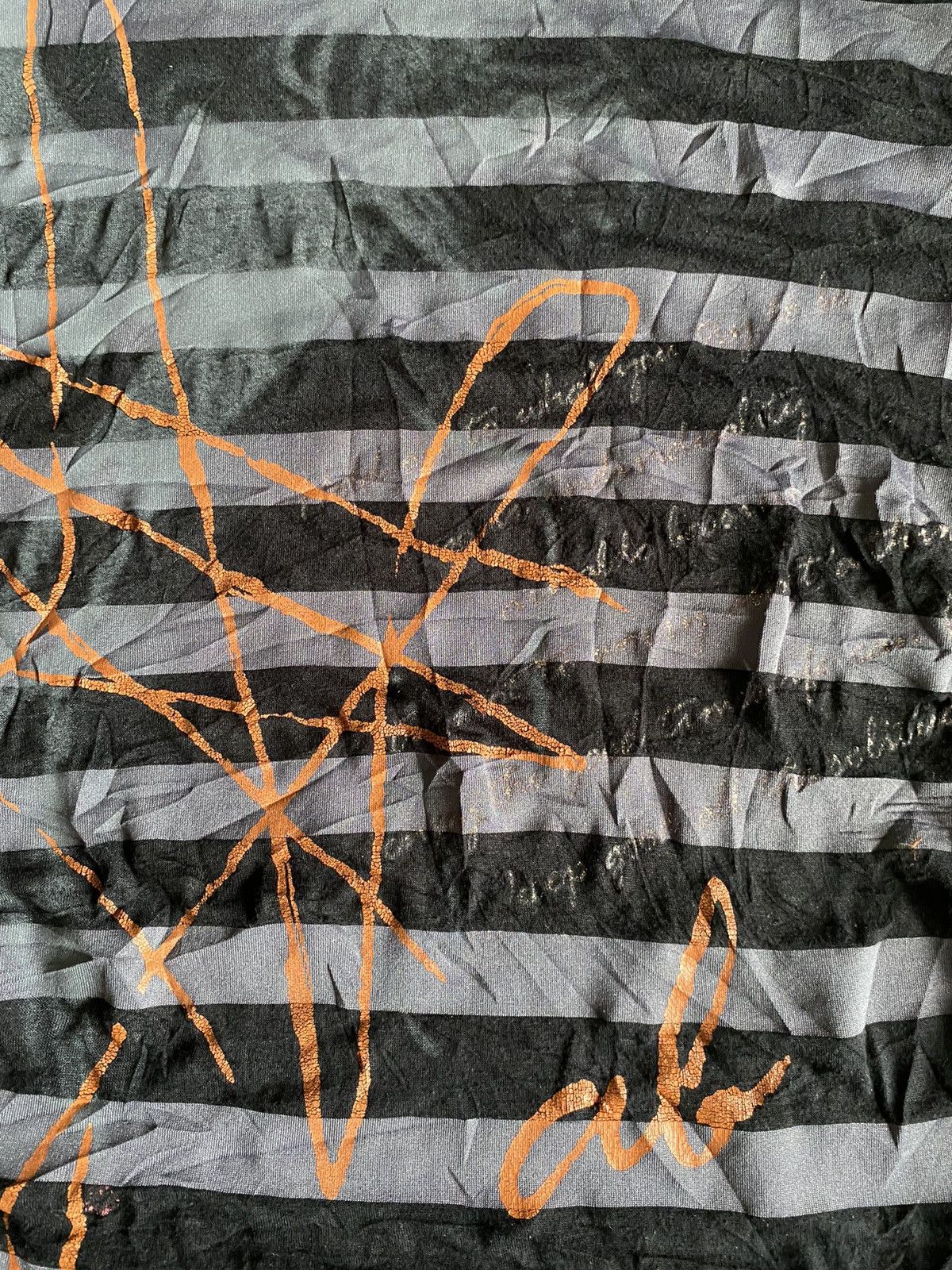 If Six Was Nine × Japanese Brand × Le Grande Bleu (L.G.B.) Arnaldo bassini smoke poem striped longsleeve tshirt Size US M / EU 48-50 / 2 - 4 Thumbnail