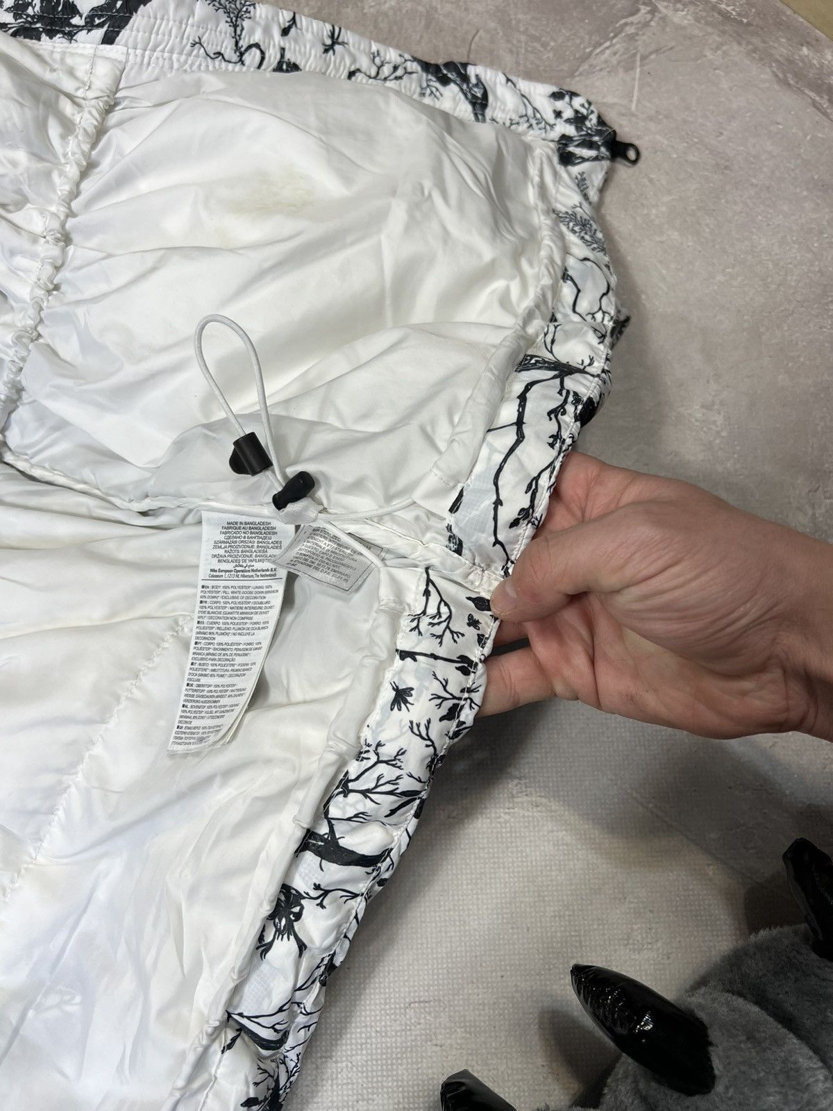 Vintage Vintage Nike ACG Animal Patern Micropuffer Jacket Size XL / US 12-14 / IT 48-50 - 15 Thumbnail