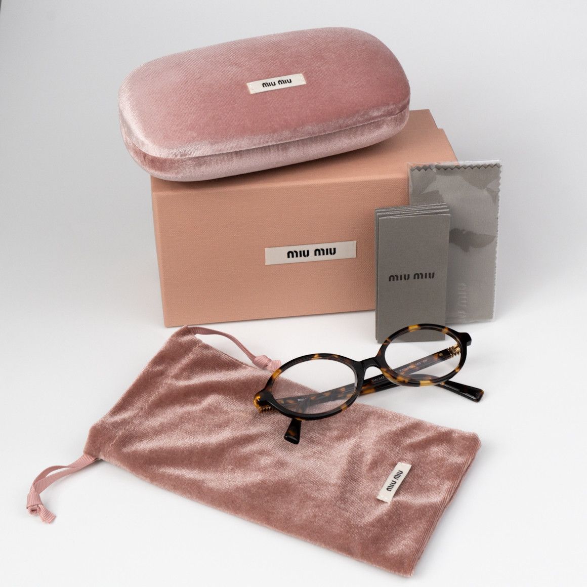 Miu Miu NEW Miu Miu MU04ZS VAU08N REGARD Unisex Eyeglasses Size ONE SIZE - 12 Thumbnail