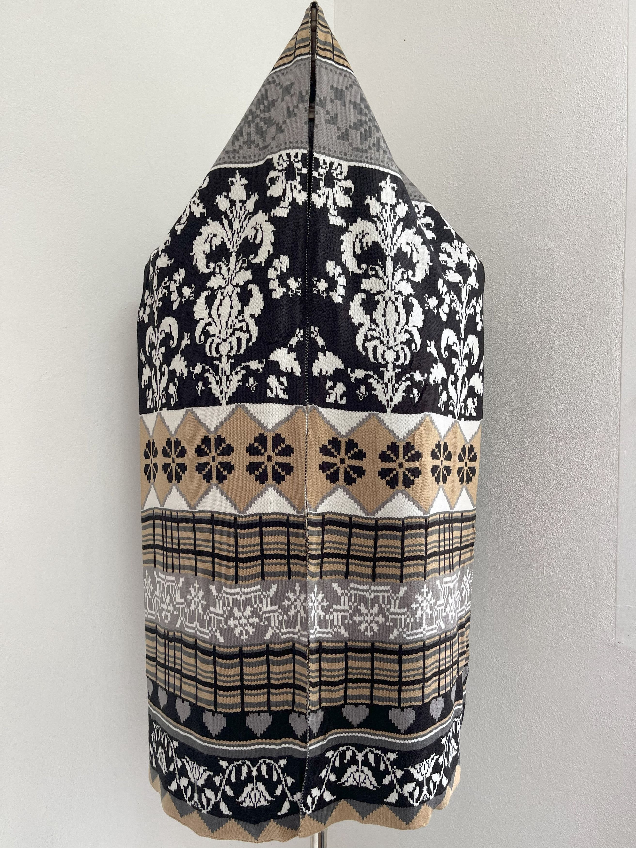 Vintage Unknown Nice Design Scarf / Muffler - 6099 Size ONE SIZE - 2 Thumbnail