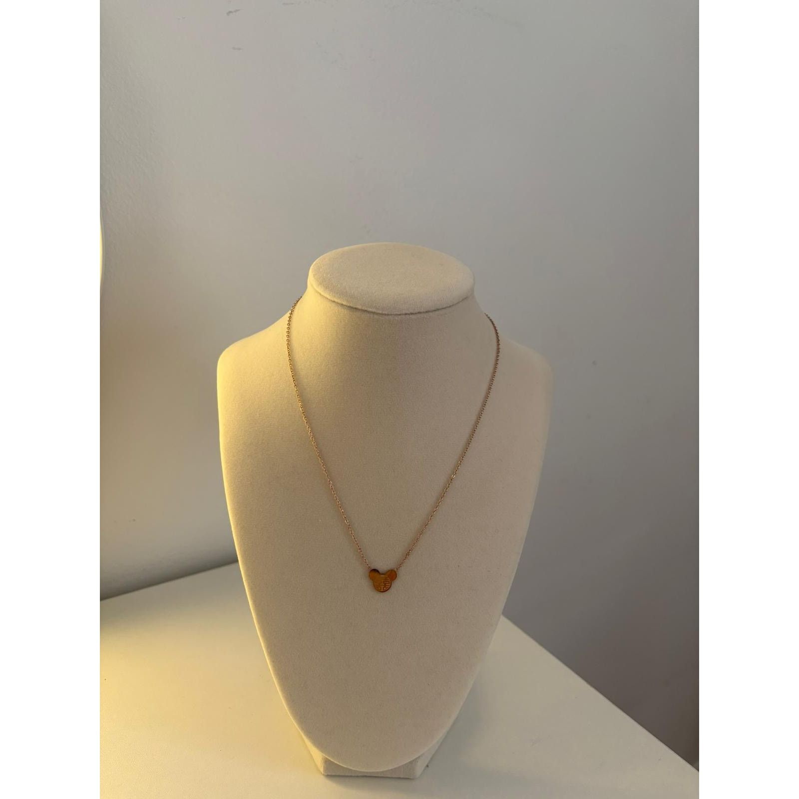 Other Gold Mouse Pendant Necklace Stainless Steel Cute Minimal Size ONE SIZE - 3 Thumbnail