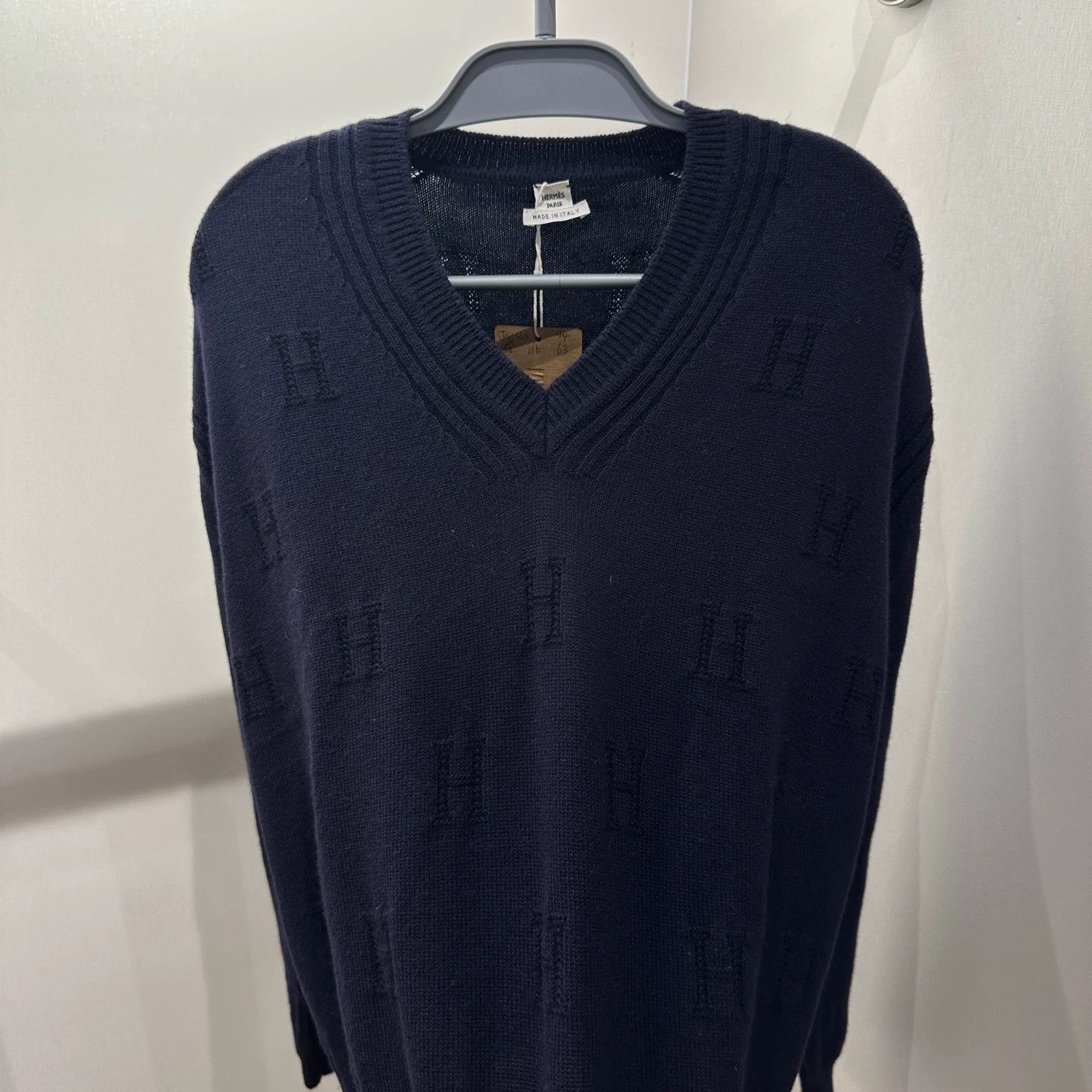 Hermes Hermes all-over H wool knit sweater 44 Size US S / EU 44-46 / 1 - 6 Thumbnail