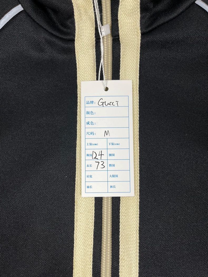 Gucci Gucci Black and yellow reflective side string logo zipper j Size US M / EU 48-50 / 2 - 4 Thumbnail